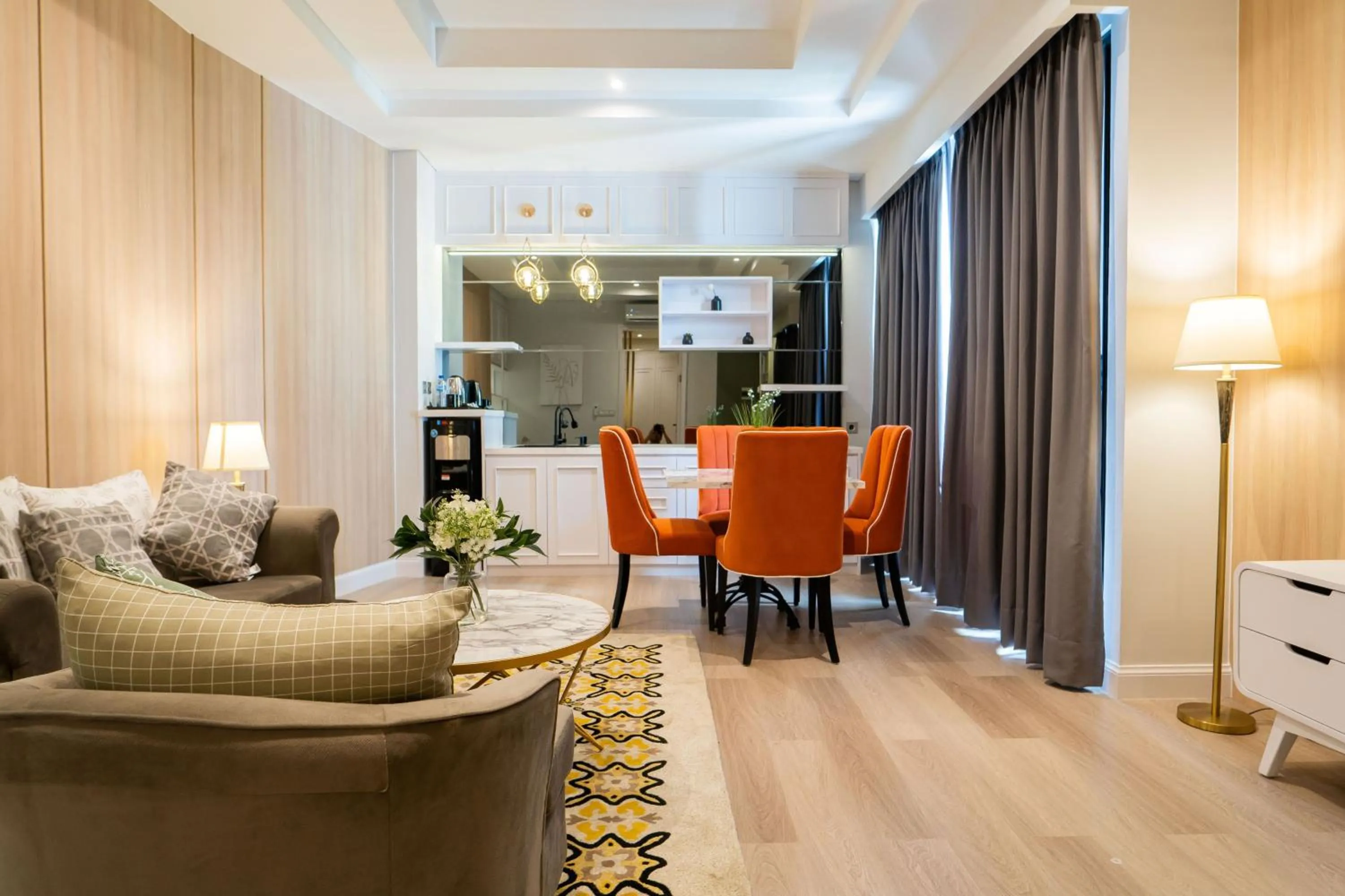 Living room in The Difan Hotel