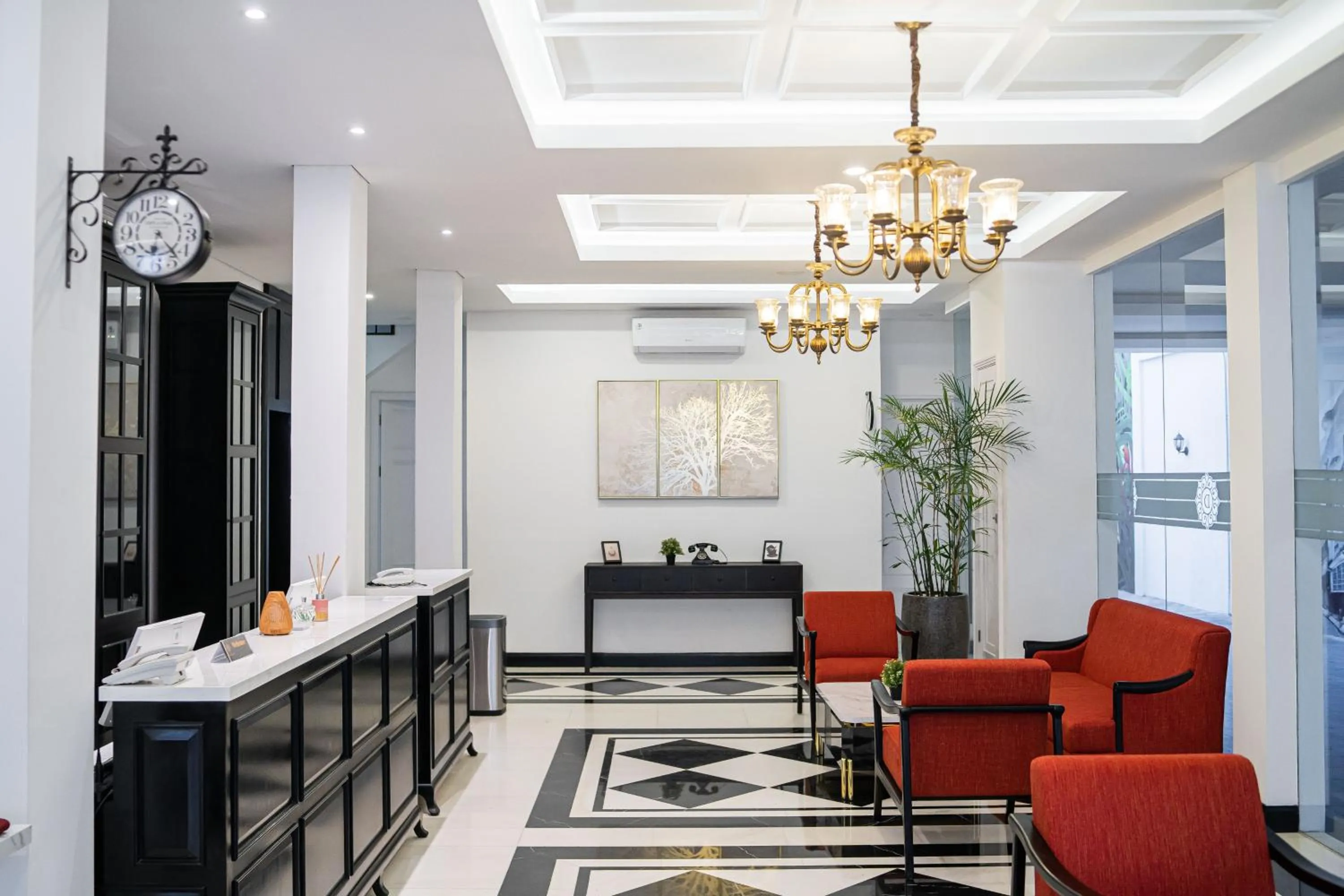 Lobby or reception in The Difan Hotel