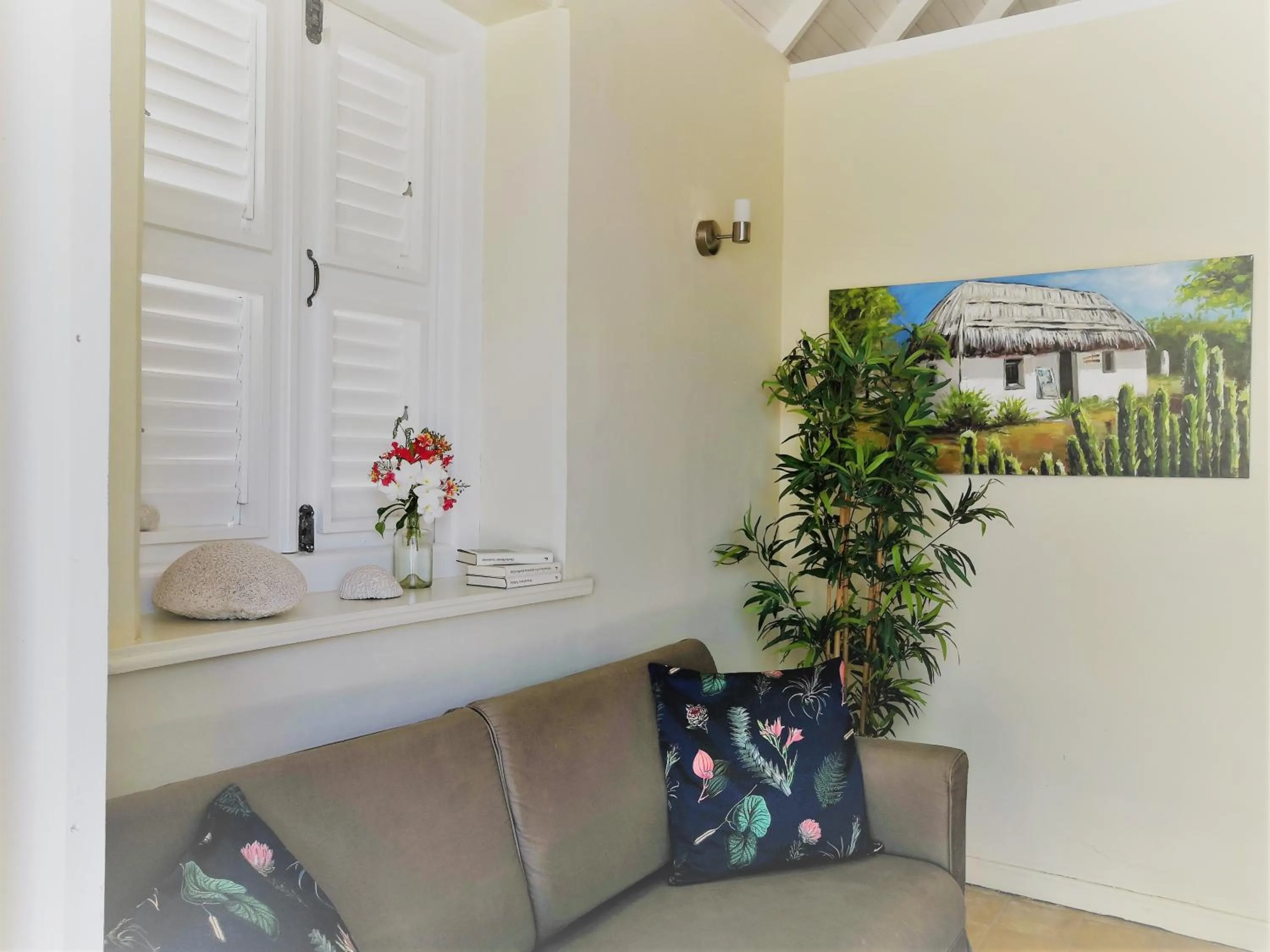 Living room in Landhuis Klein Santa Martha Boutique Hotel Restaurant.