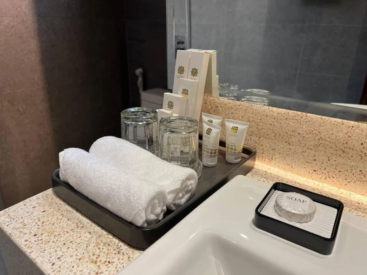 Bathroom in Sokchea Kampot Hotel