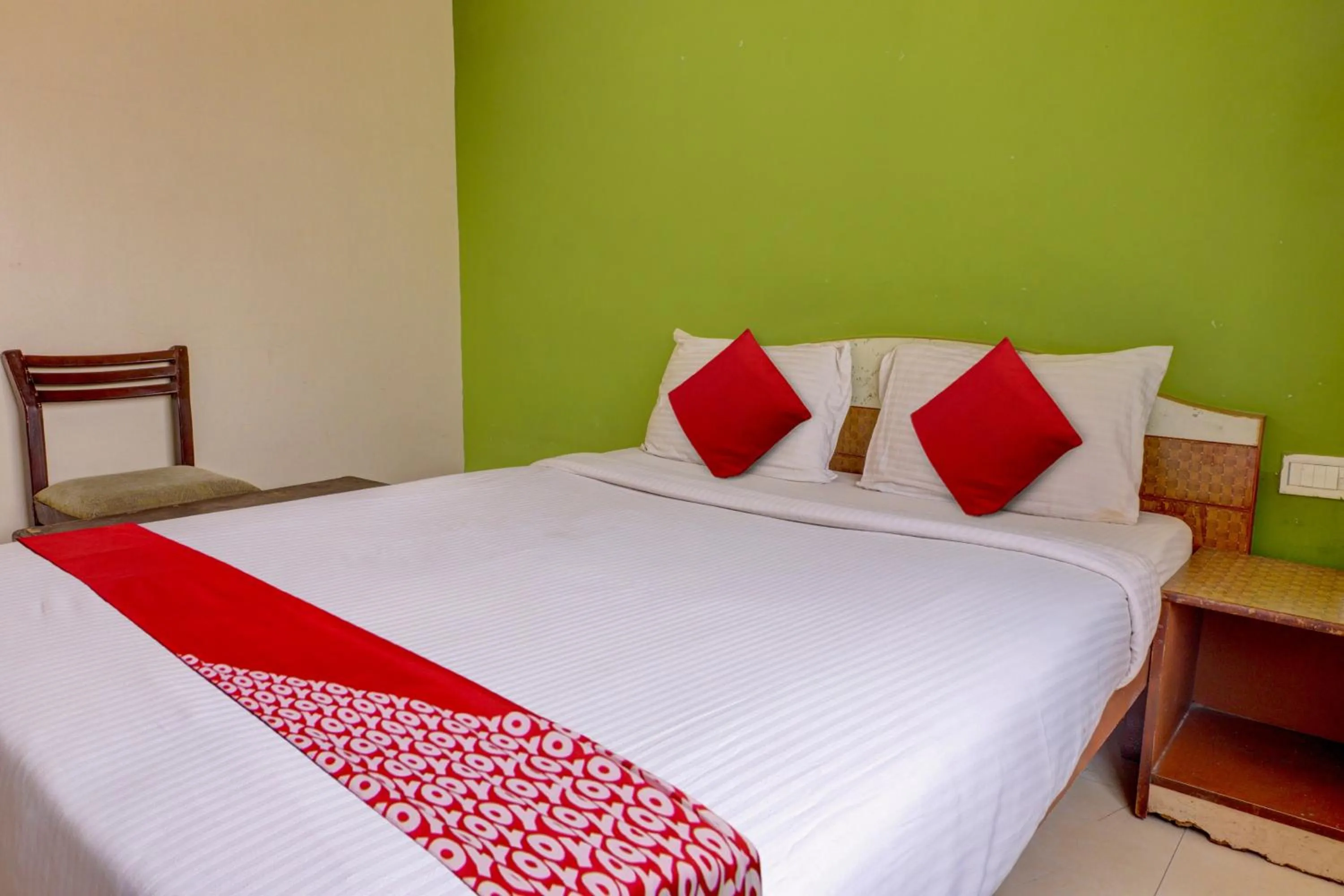 Bedroom, Bed in Hotel O Raj Comforts