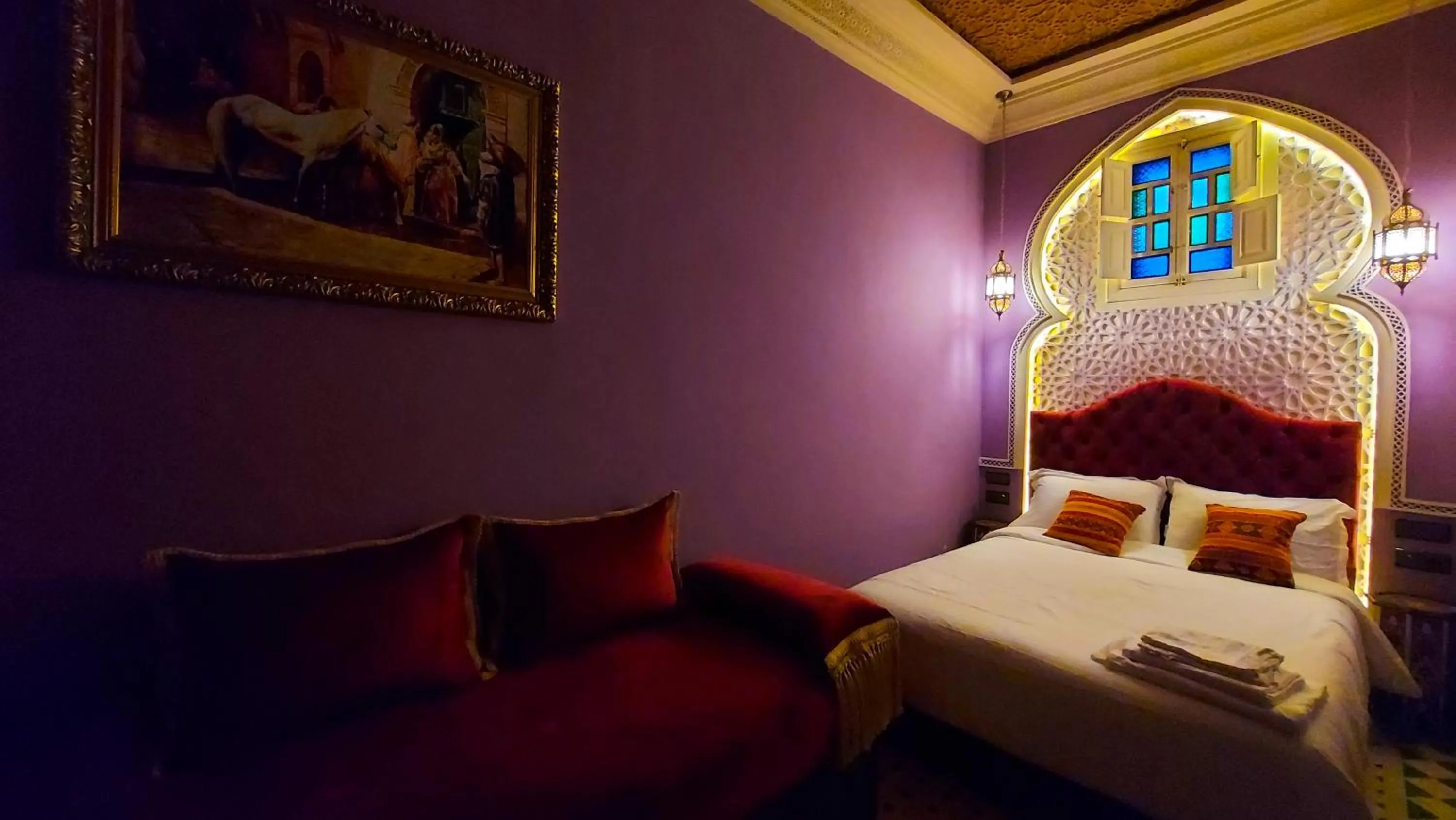 Bed in Riad Safir Marrakech