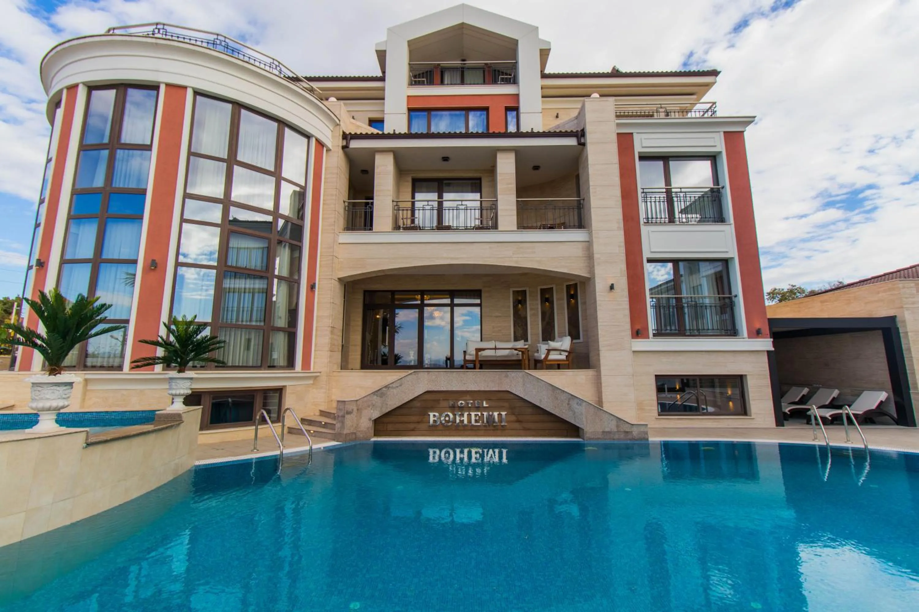 Patio in Hotel Bohemi