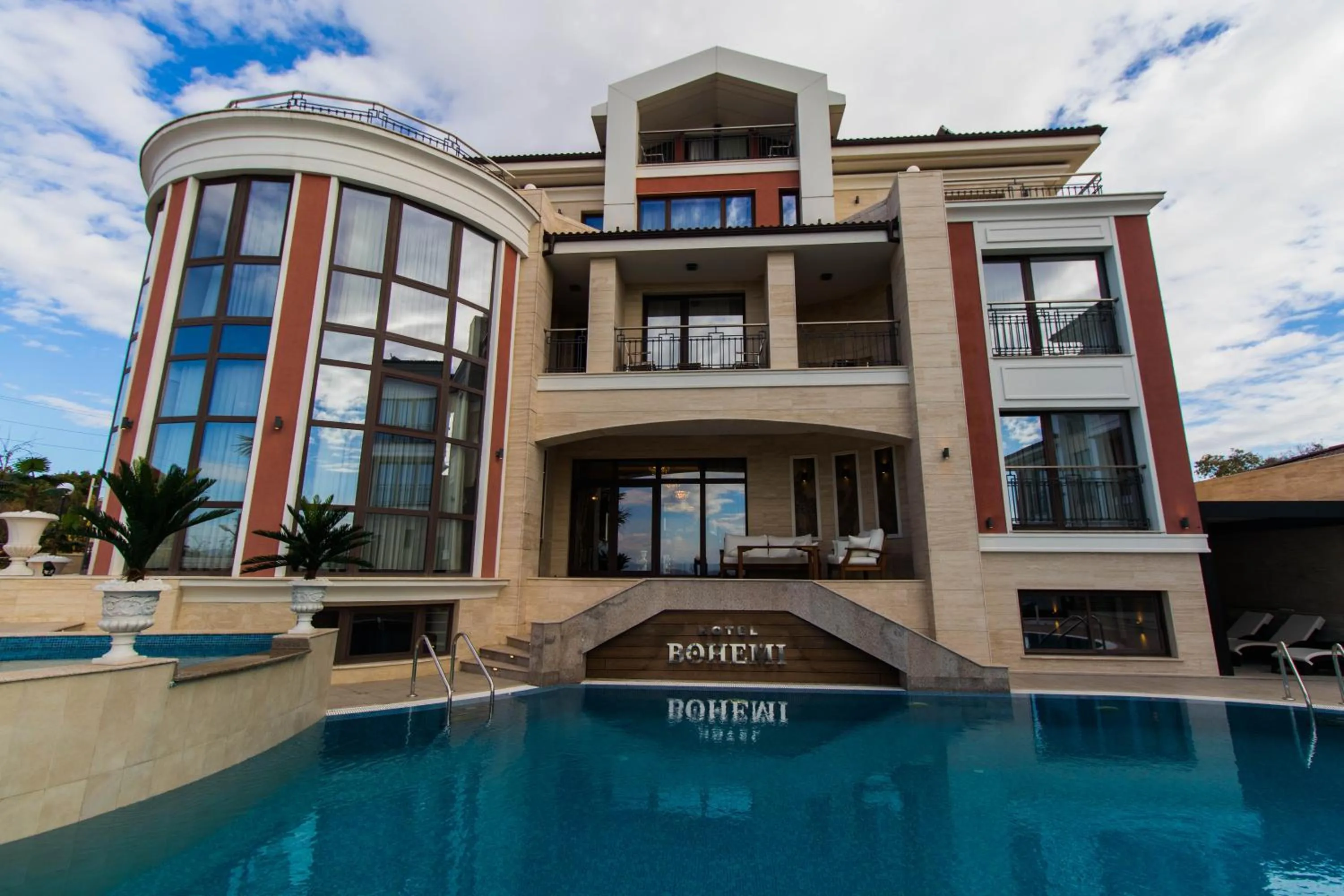 Patio in Hotel Bohemi