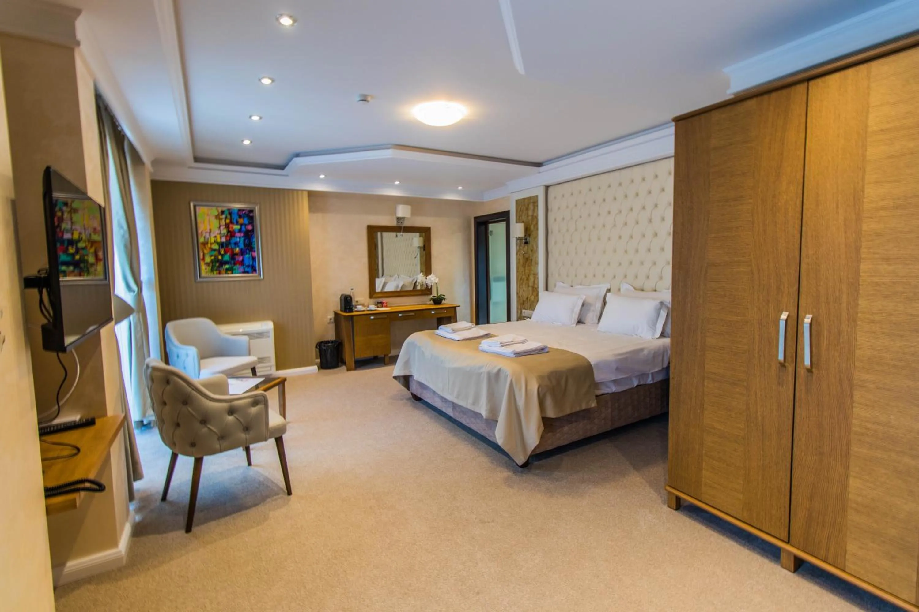 Bedroom, Bed in Hotel Bohemi