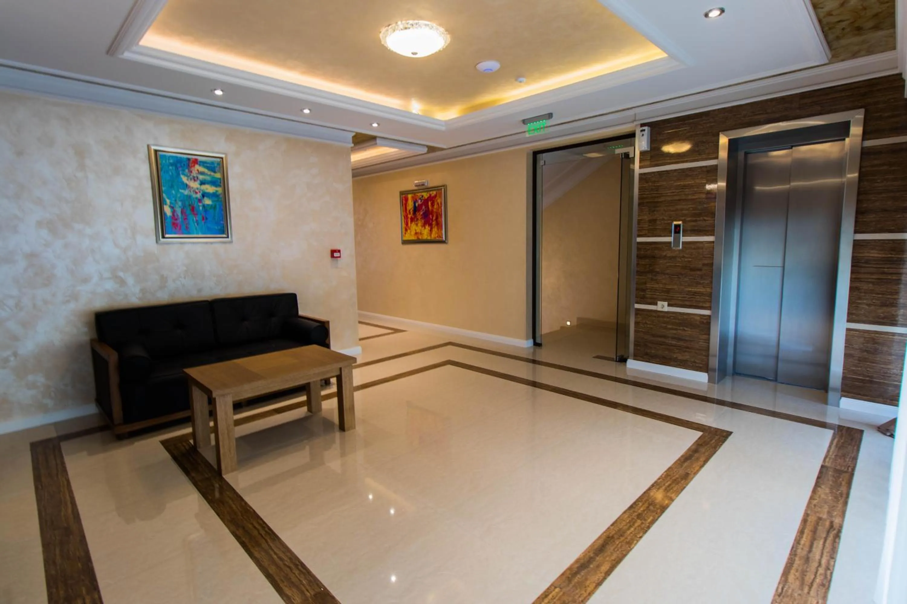 elevator in Hotel Bohemi