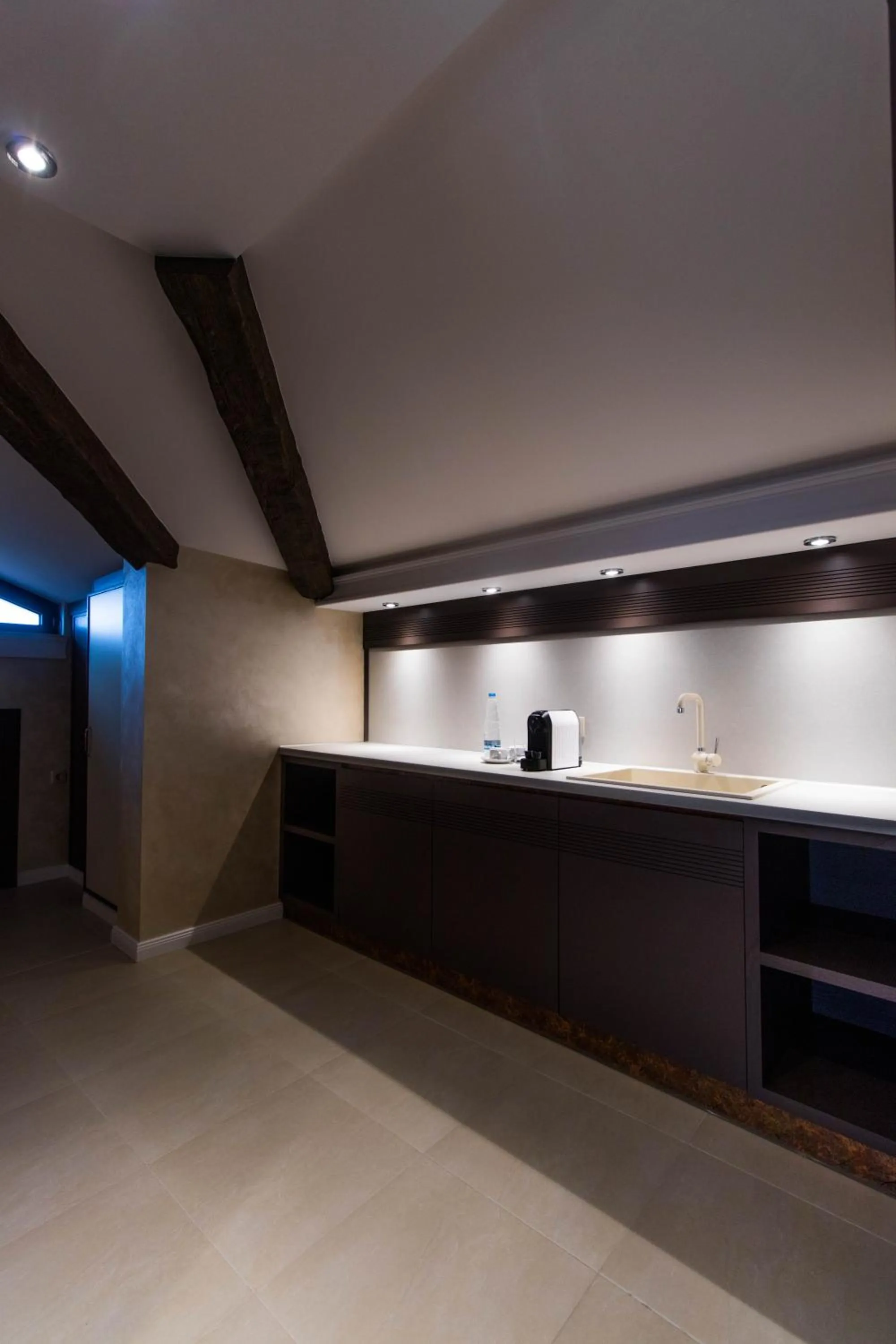 Kitchen or kitchenette in Hotel Bohemi