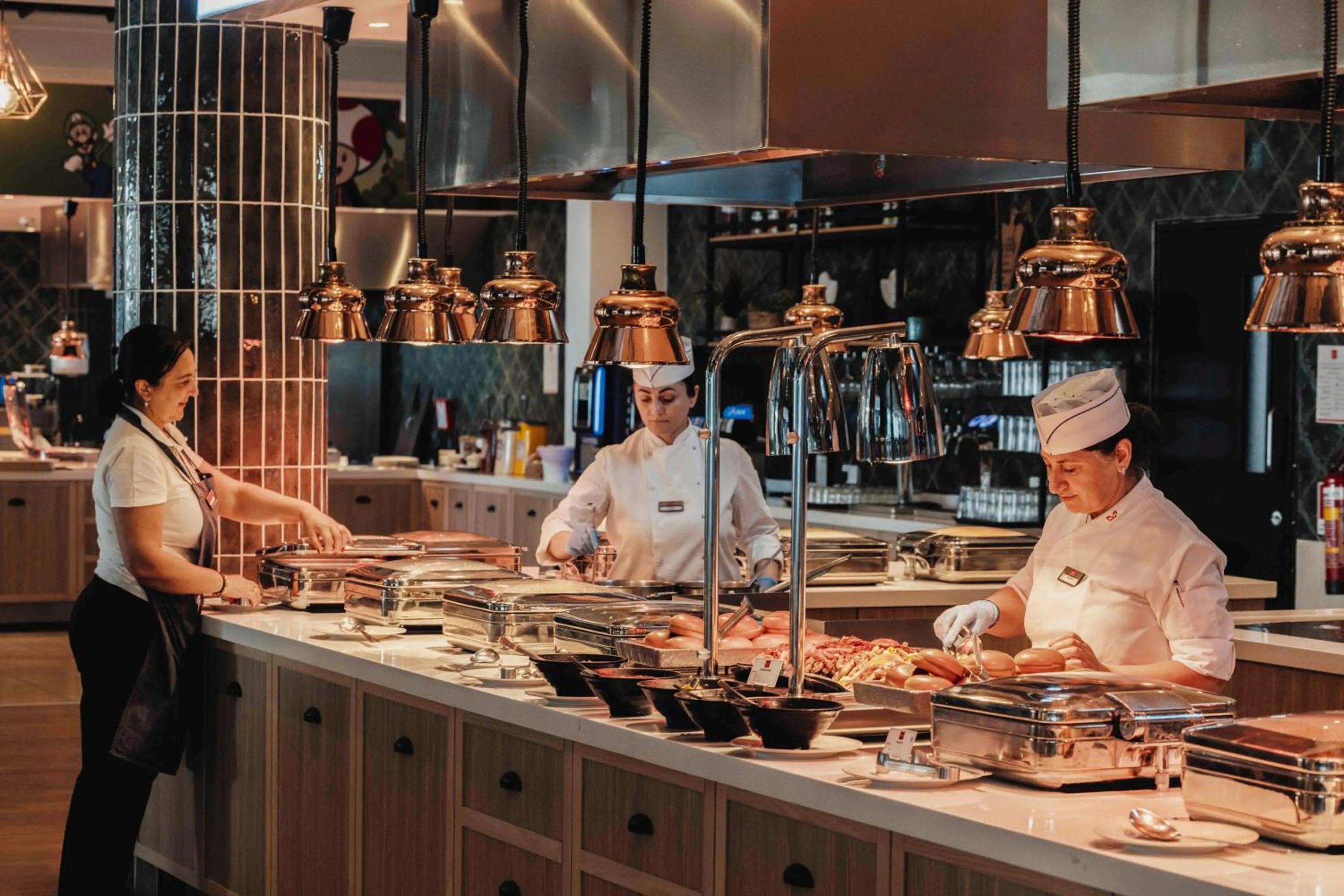 Buffet breakfast in Leonardo Cypria Bay