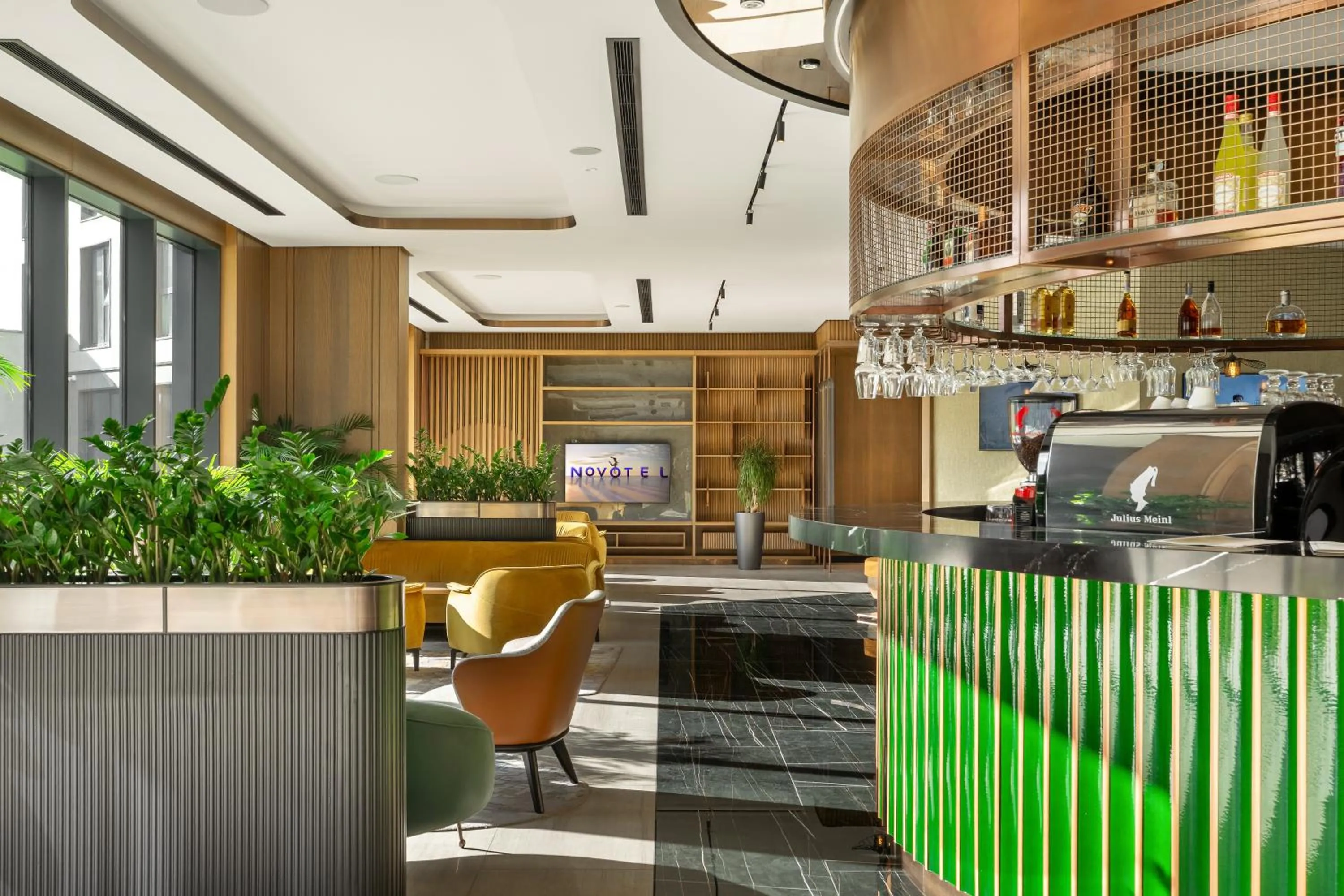 Lobby or reception in Novotel Tbilisi Center