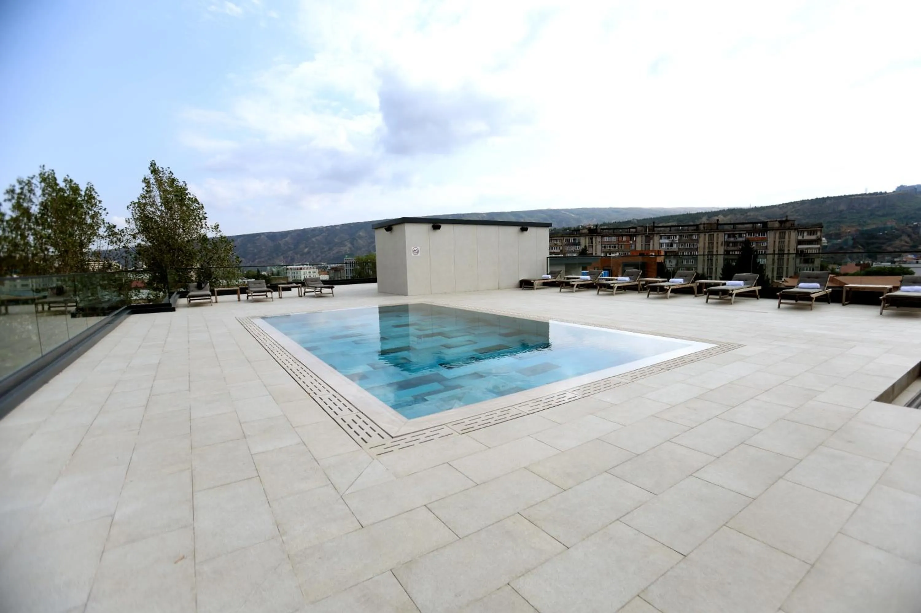 Swimming pool in Novotel Tbilisi Center