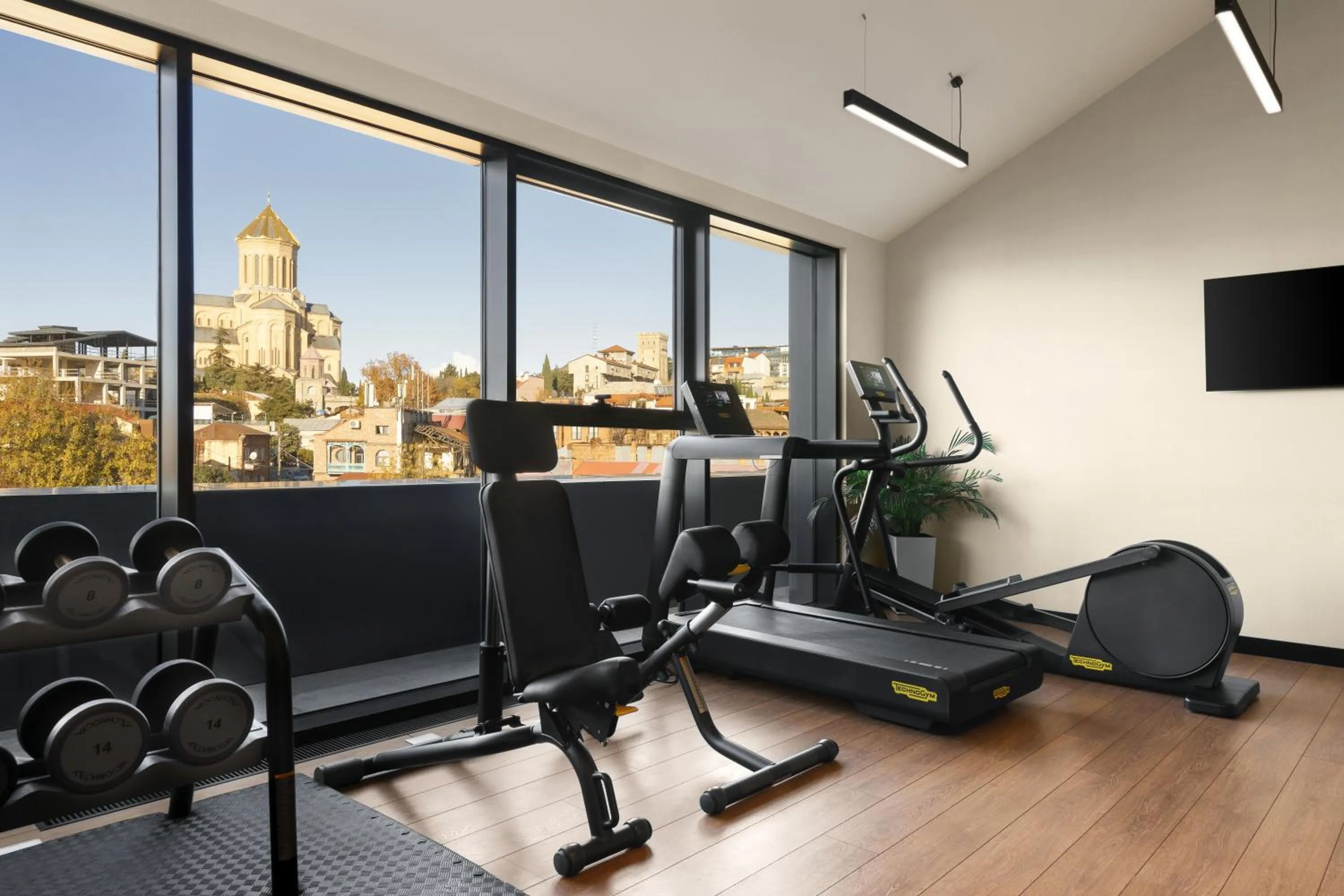 Fitness centre/facilities in Novotel Tbilisi Center
