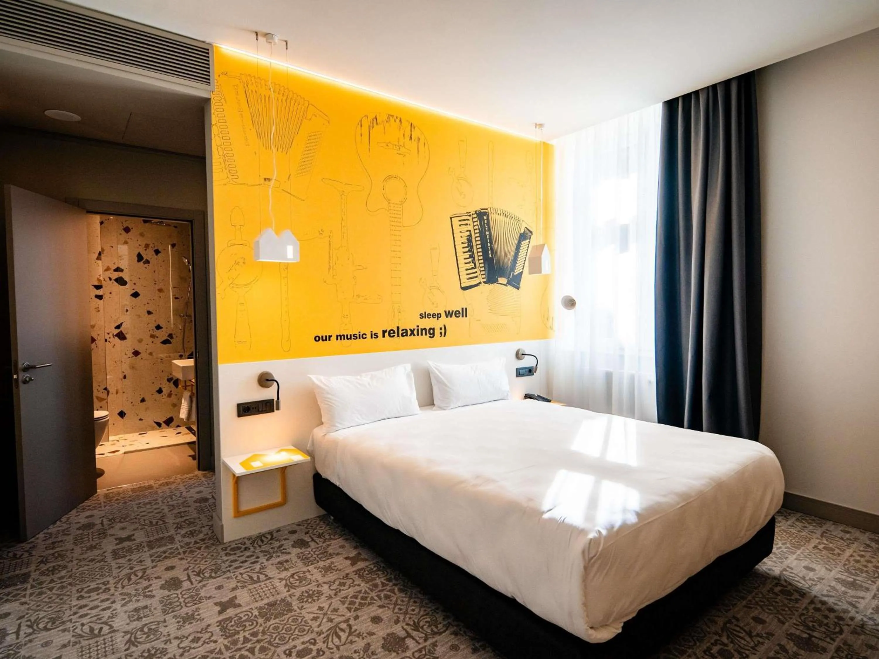 Bedroom, Bed in Ibis Styles Sibiu Arsenal