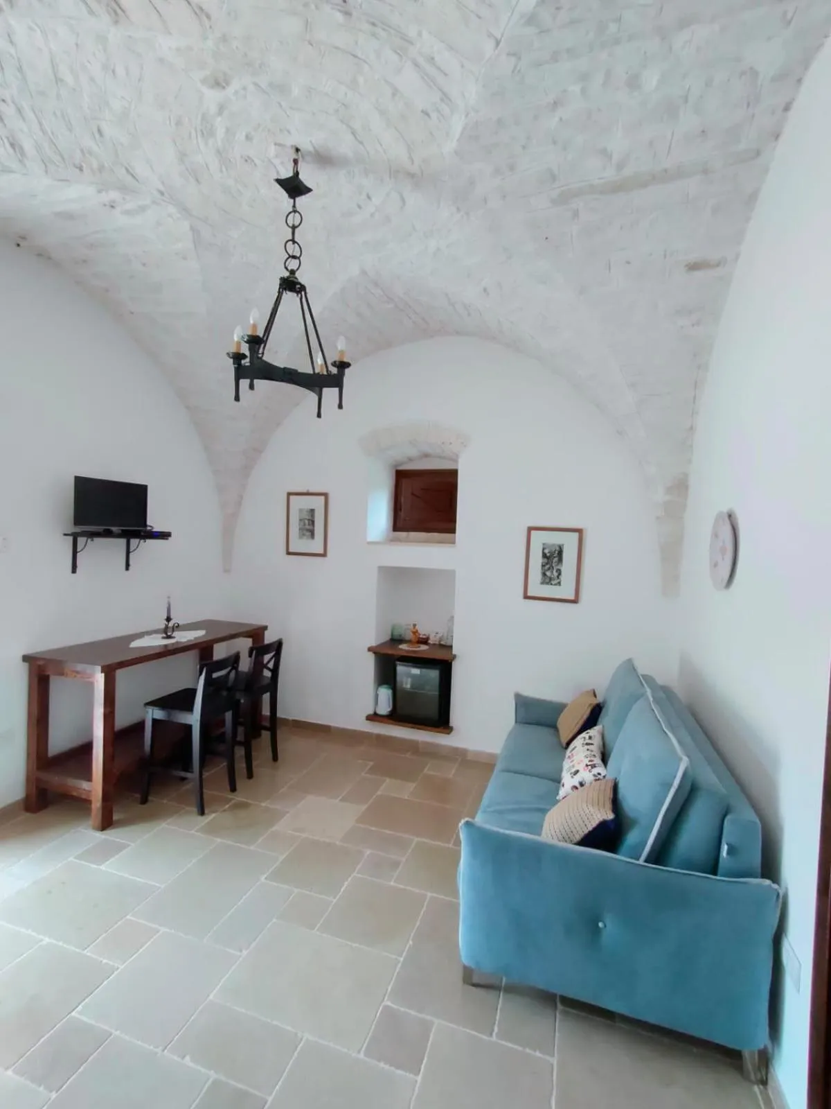 Living room in Masseria Mazzalorsa