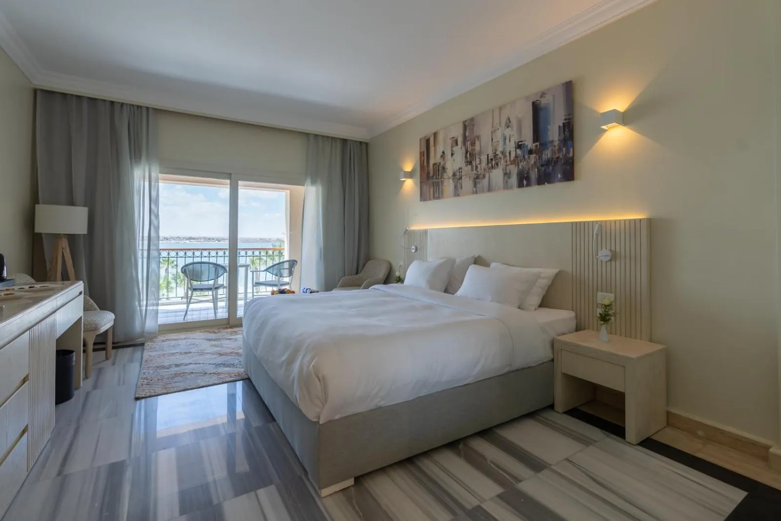 Bed in Safir Marsa Matrouh Resort