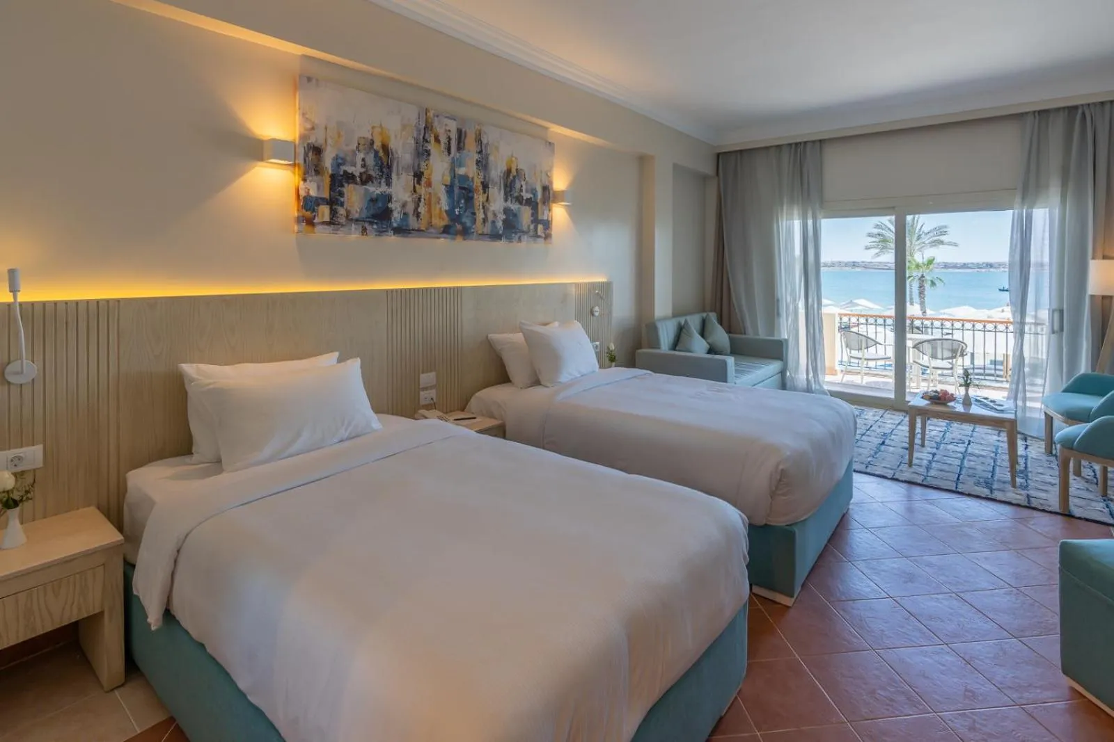 Bed in Safir Marsa Matrouh Resort