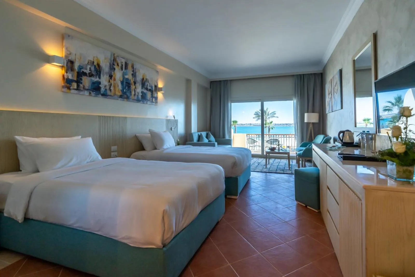 Bed in Safir Marsa Matrouh Resort