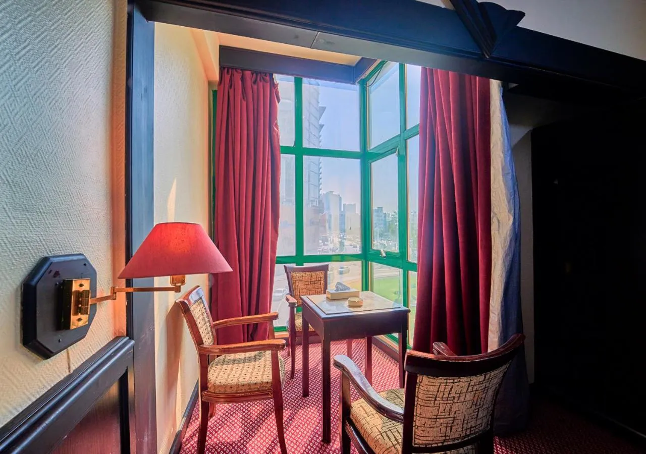 Seating area in Claridge Hotel Dubai