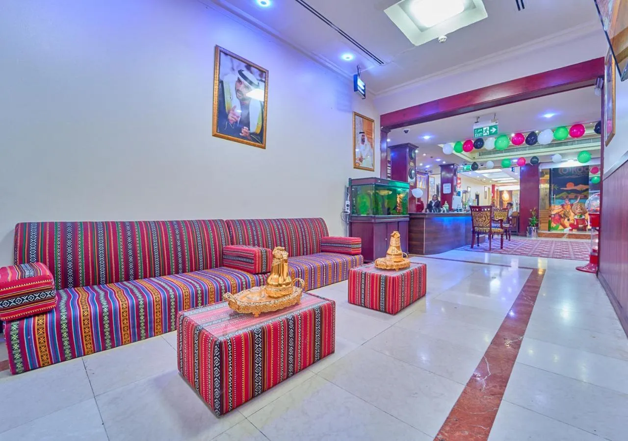 Seating area in Claridge Hotel Dubai