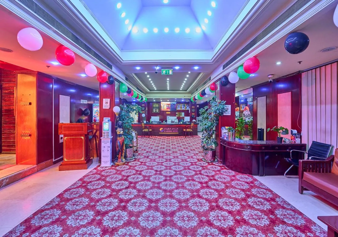 Communal lounge/ TV room in Claridge Hotel Dubai