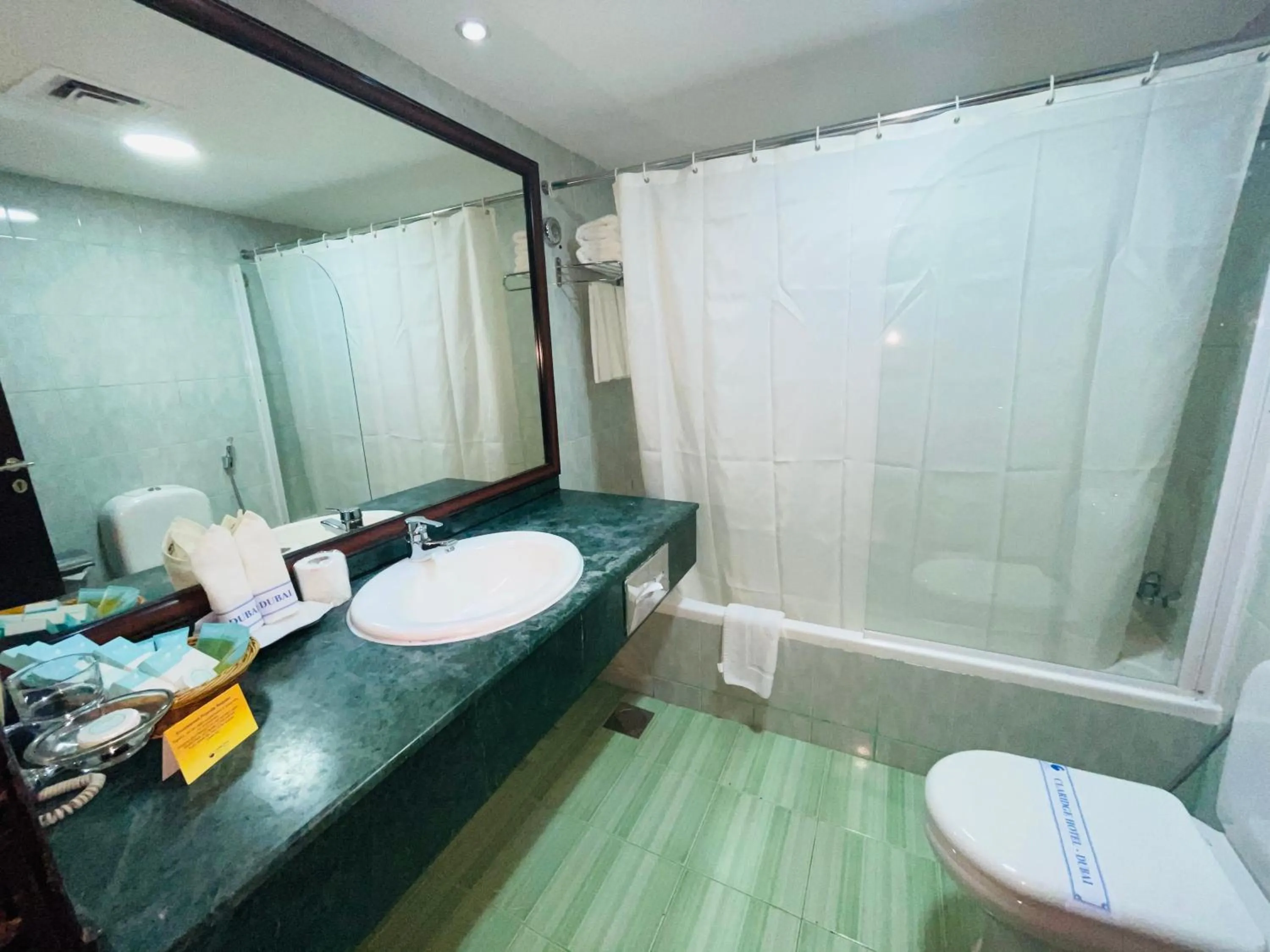 Shower in Claridge Hotel Dubai