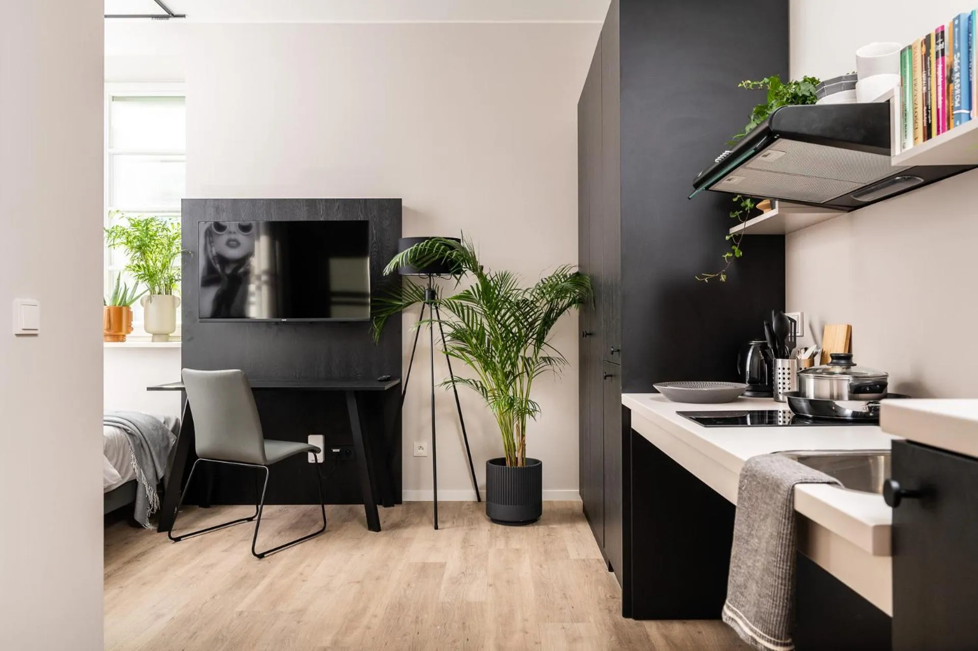 Kitchen or kitchenette in MILESTONE Krakow Center Premium Living by Tribera