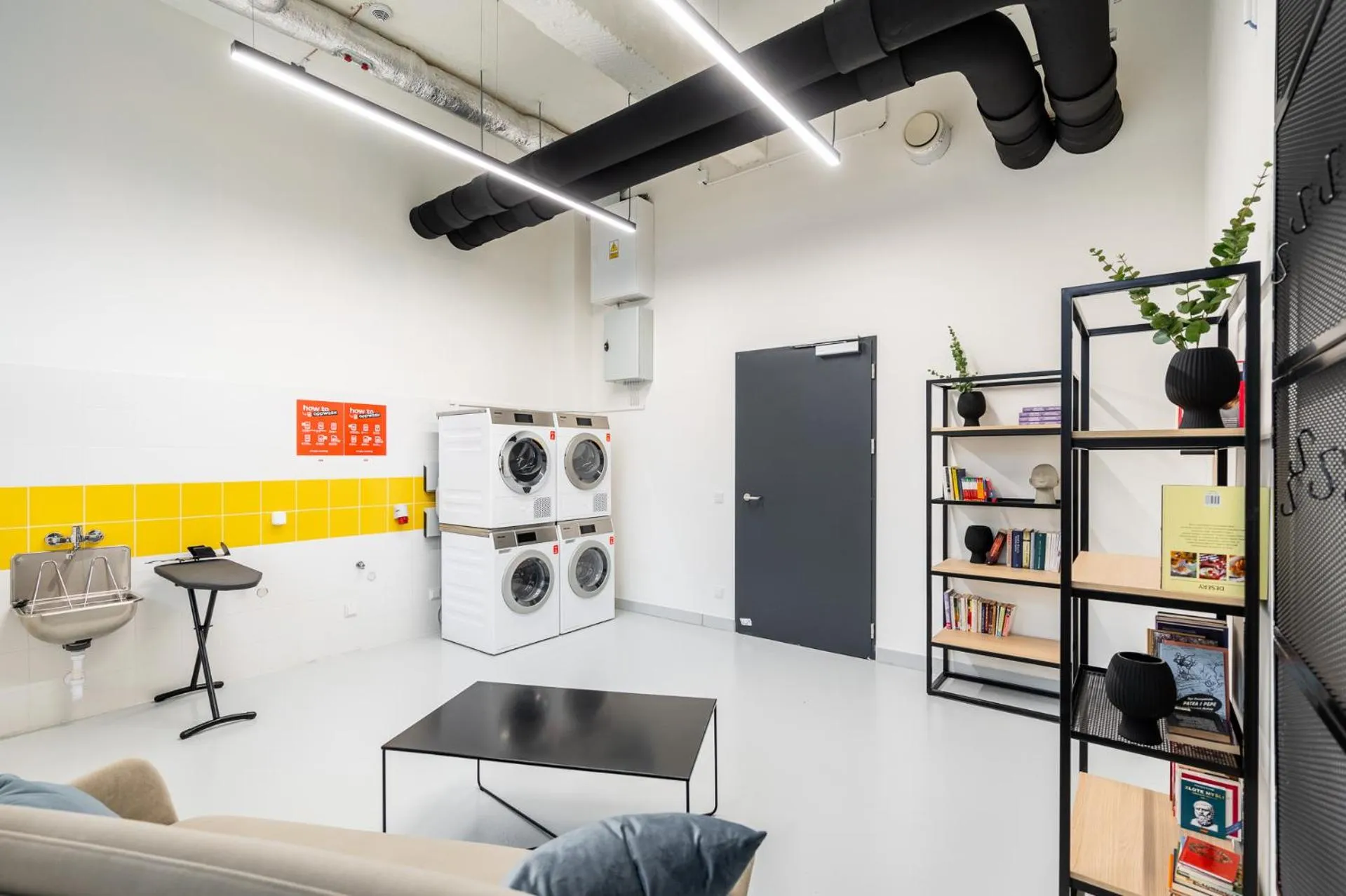 laundry in MILESTONE Krakow Center Premium Living by Tribera