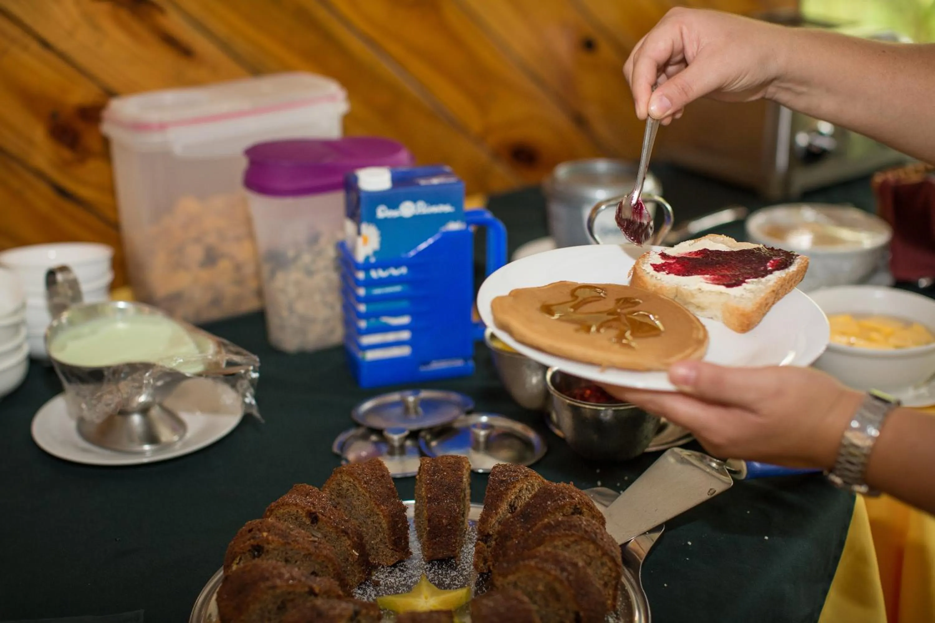Buffet breakfast in La Diosa Nature Lodge