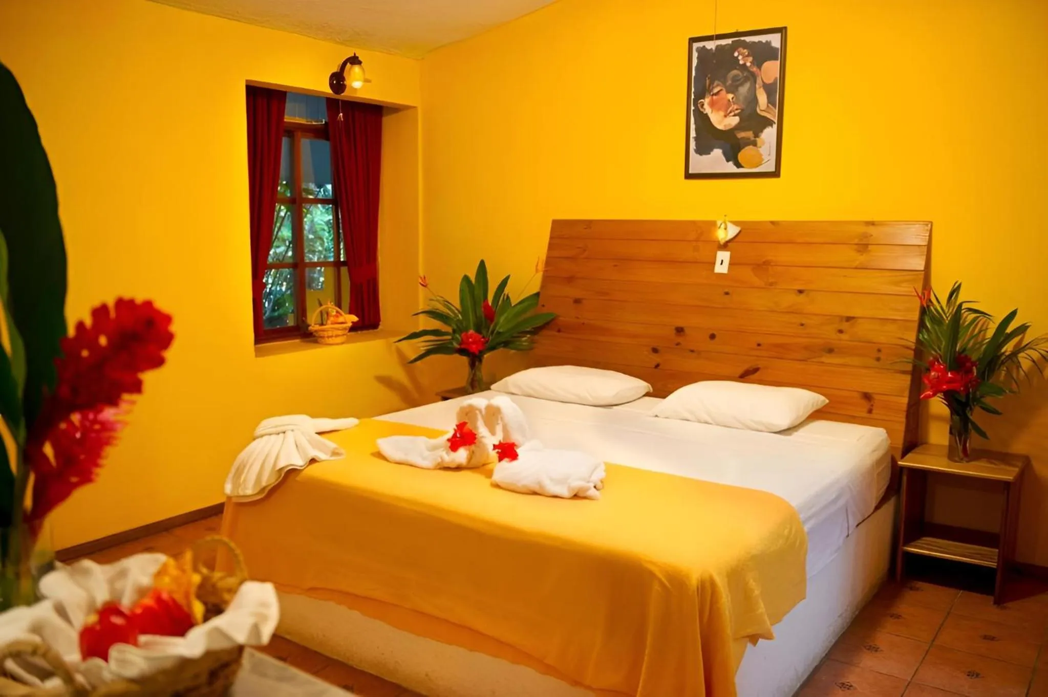 Bed in La Diosa Nature Lodge