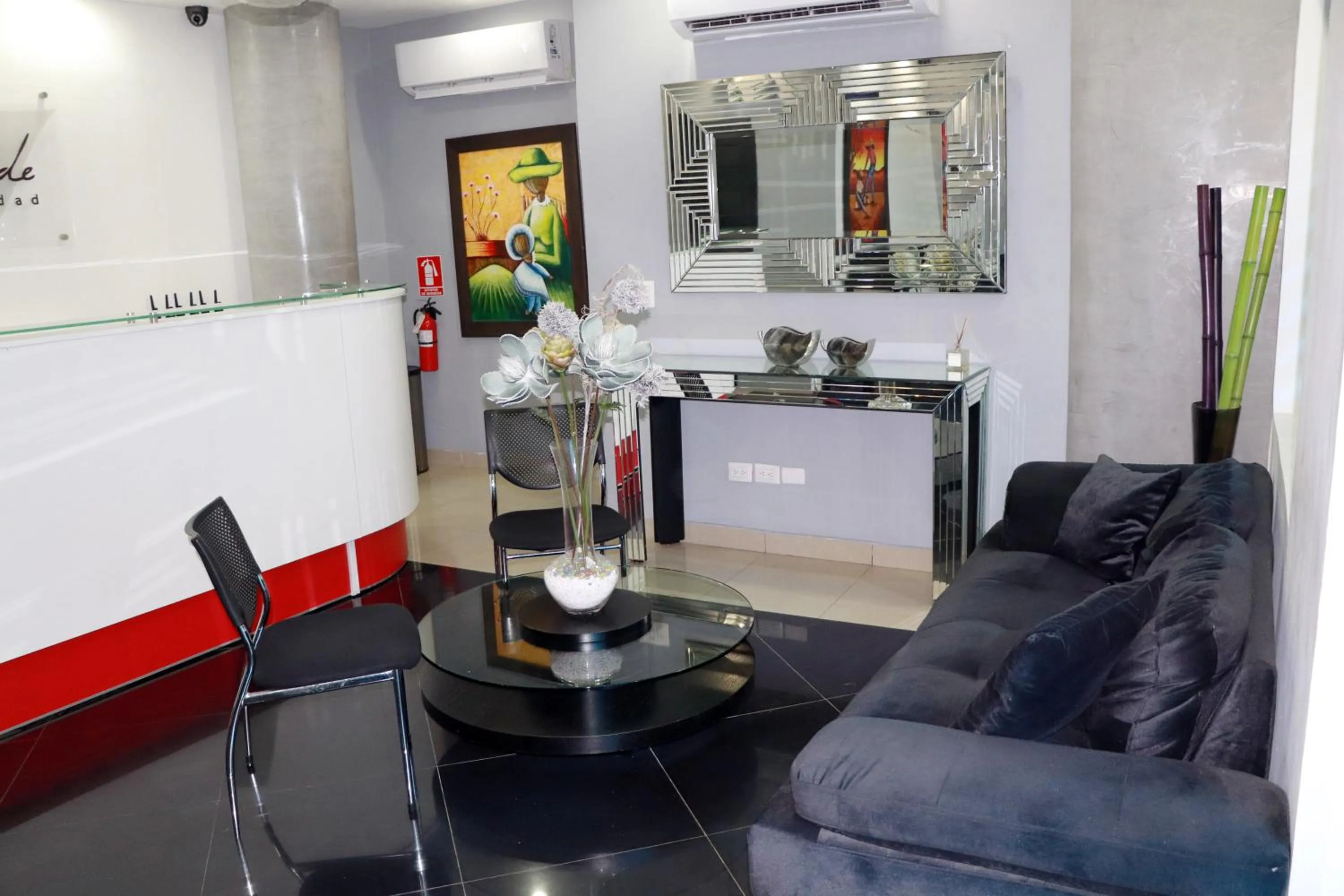 Lobby or reception in Hotel Merey