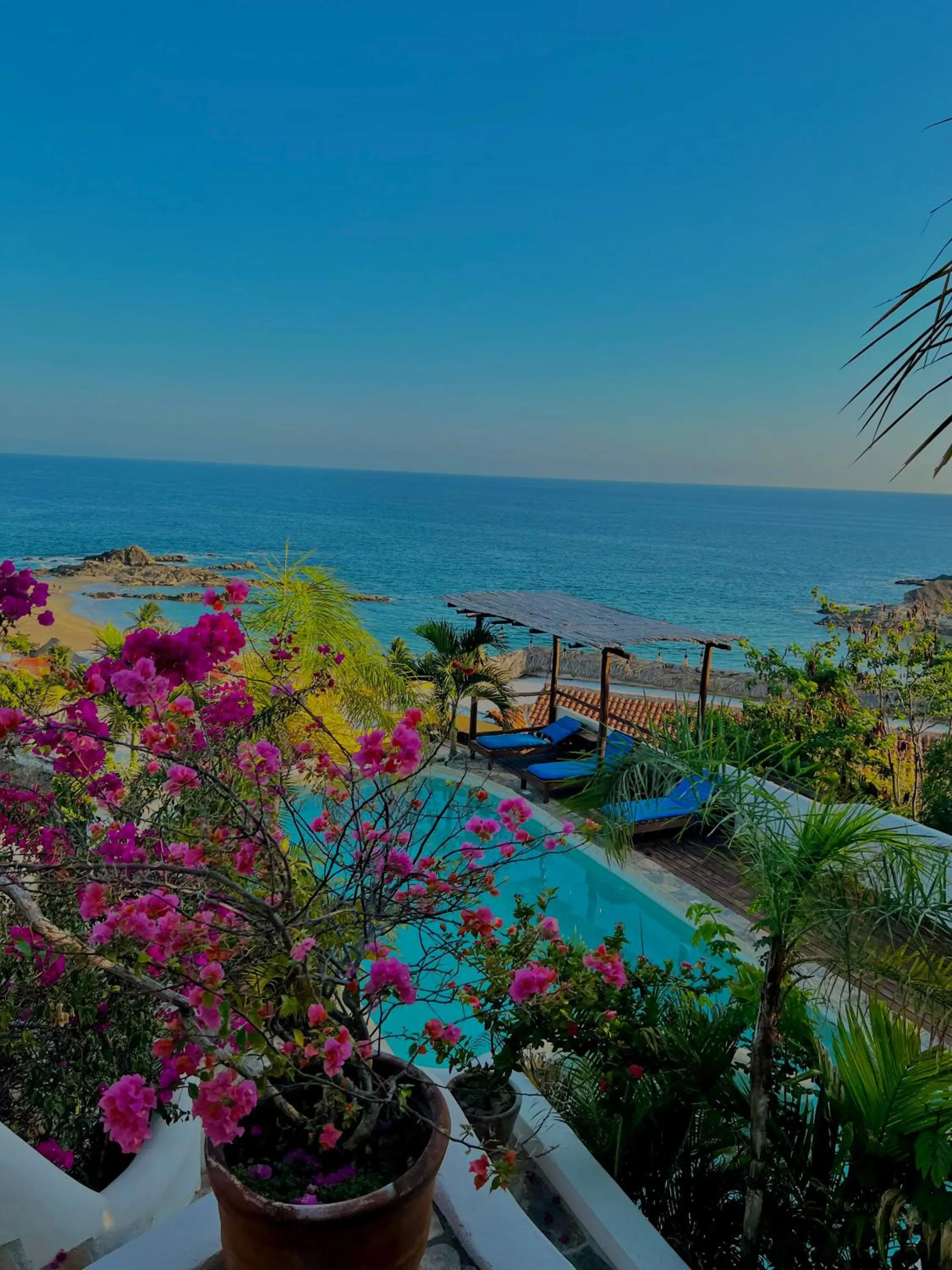 Swimming pool in Hotel Boutique casa la Malagueña
