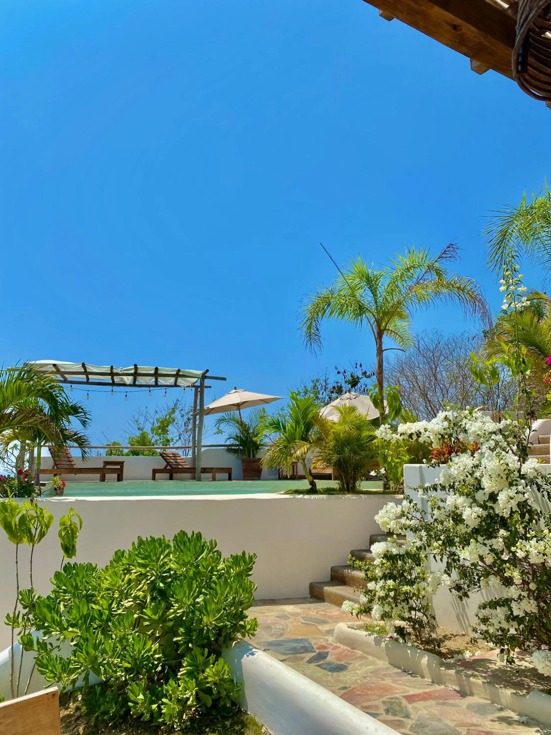 Swimming pool in Hotel Boutique casa la Malagueña