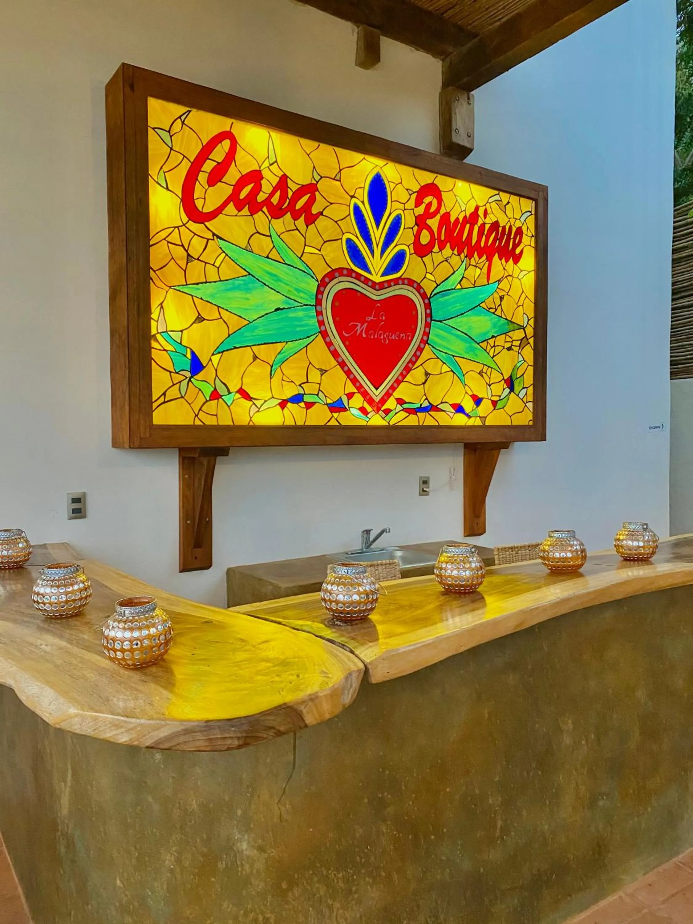 Property logo or sign in Hotel Boutique casa la Malagueña