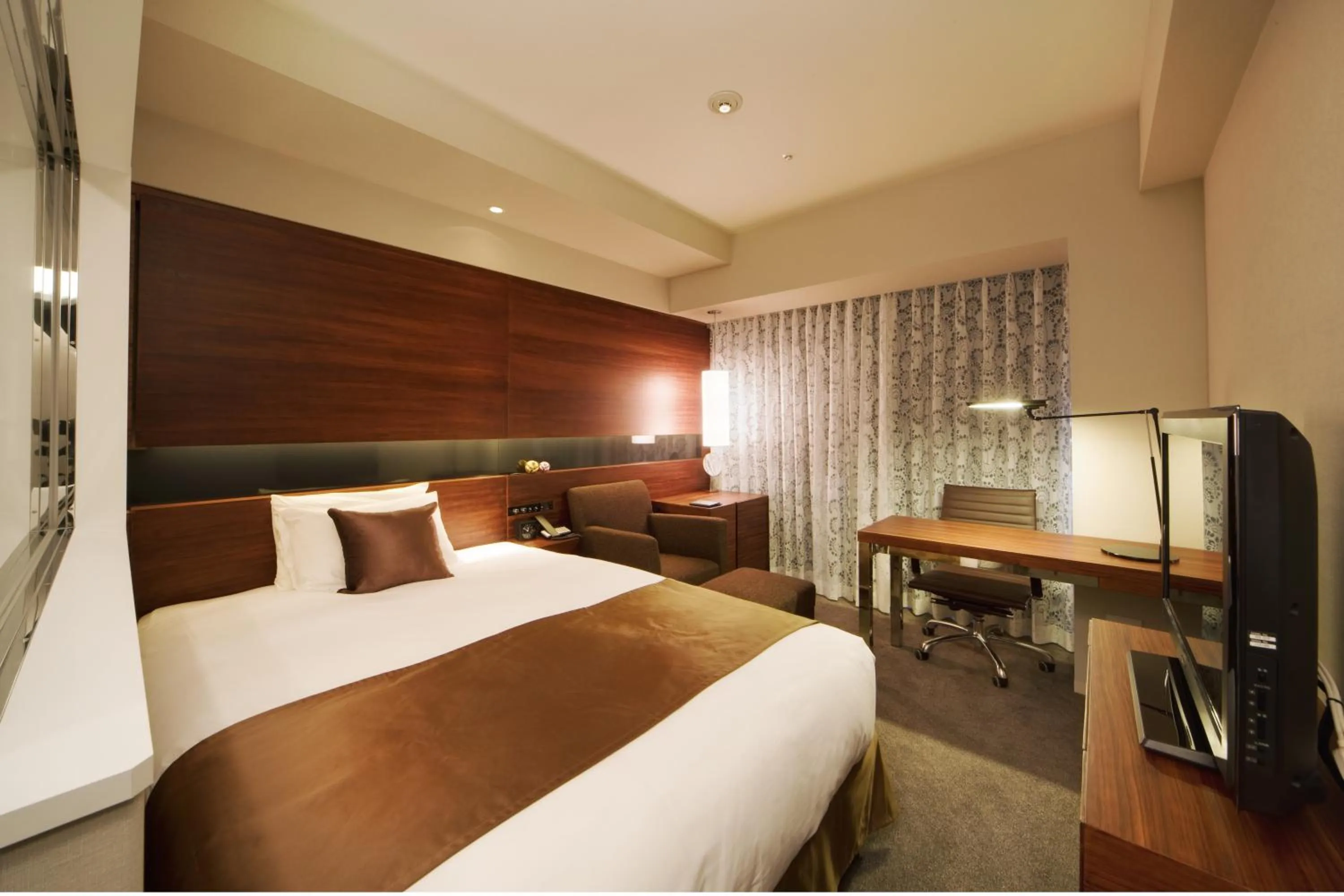 Bed in Hotel Metropolitan Akita