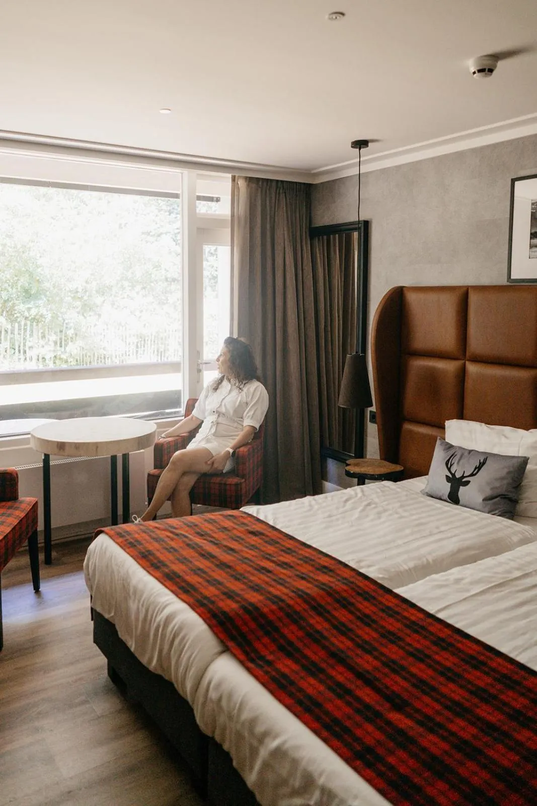 View (from property/room), Bed in Badhotel Rockanje