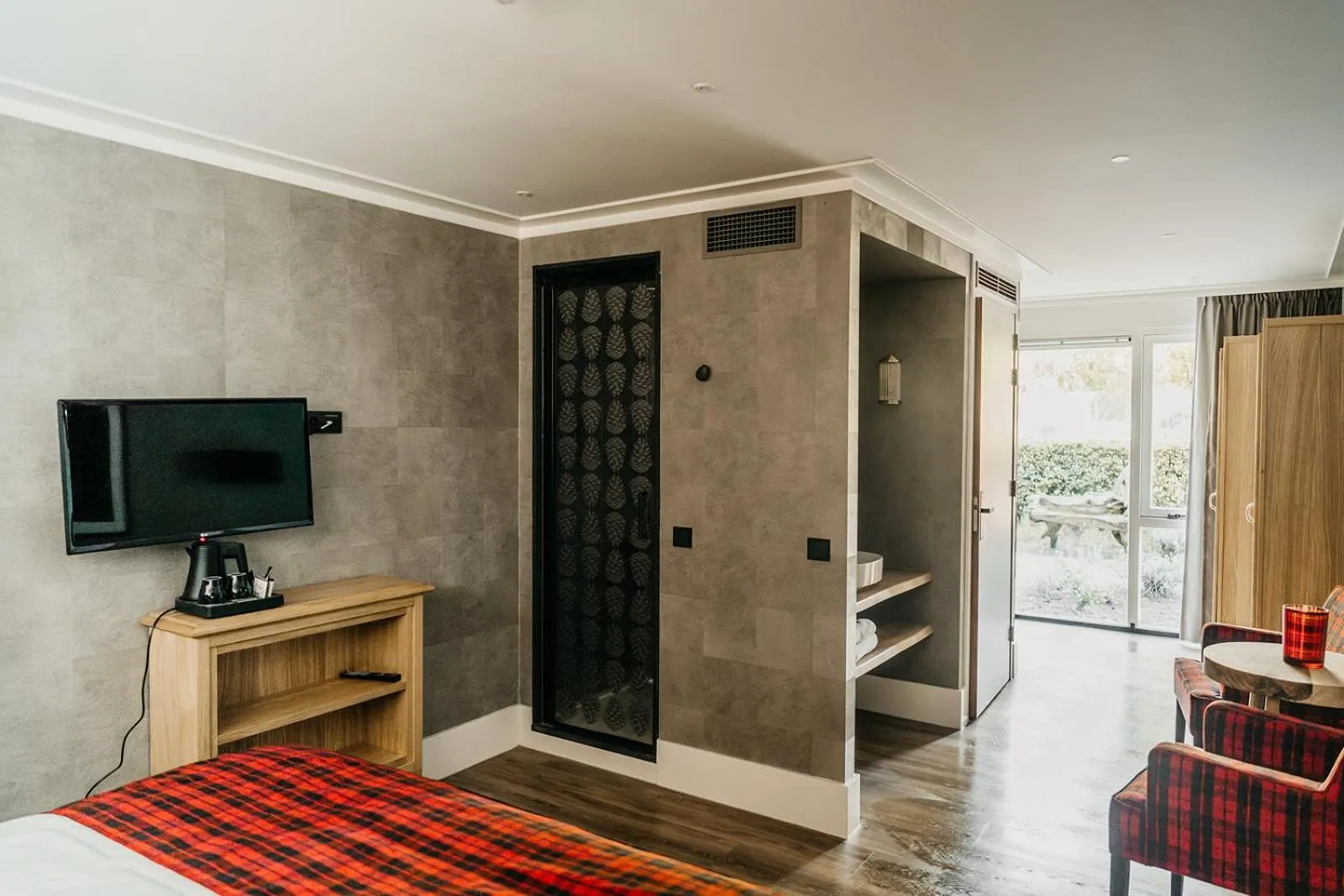 Coffee/tea facilities, Bed in Badhotel Rockanje