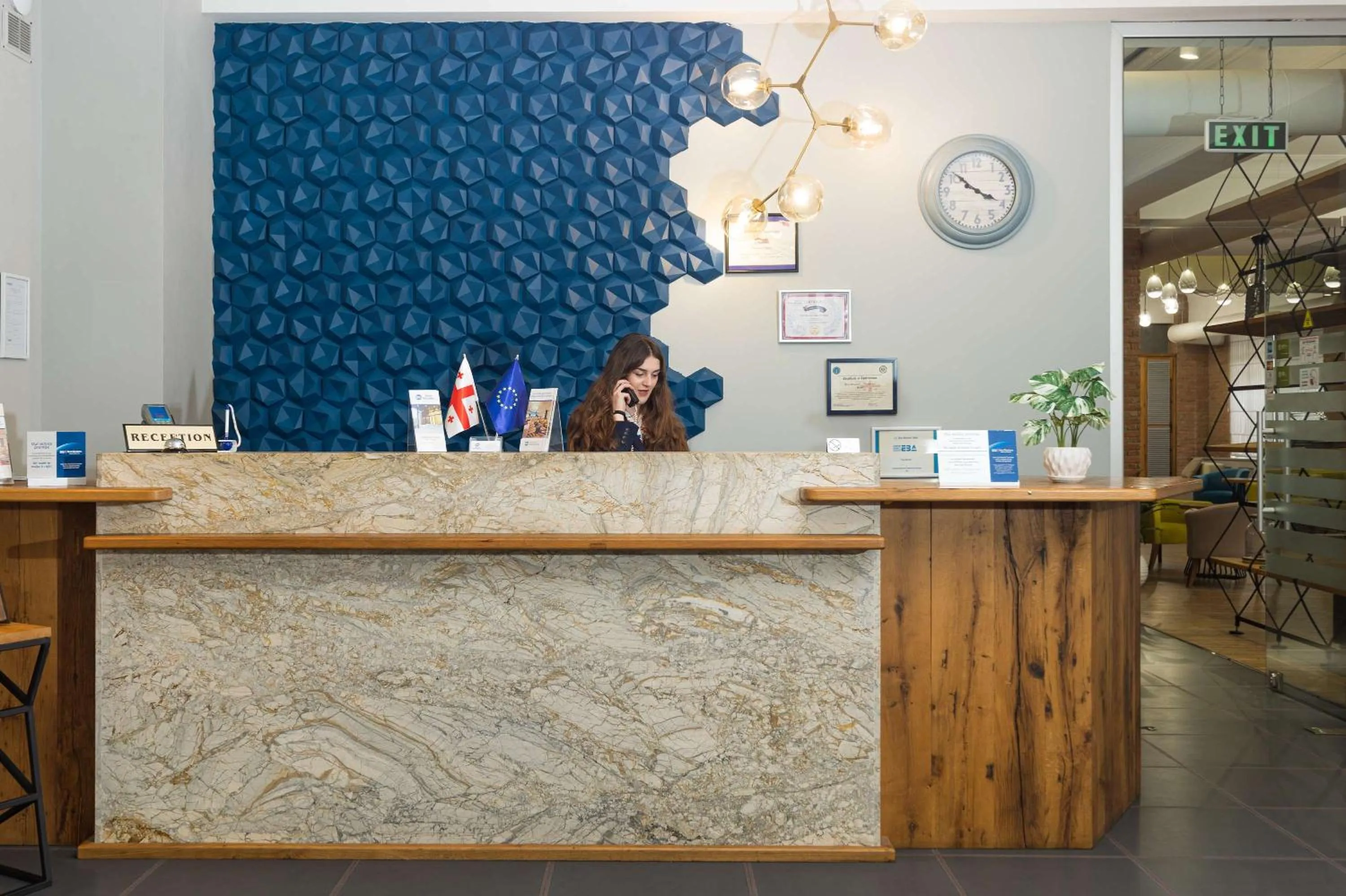 Lobby or reception in Best Western Tbilisi Art Hotel