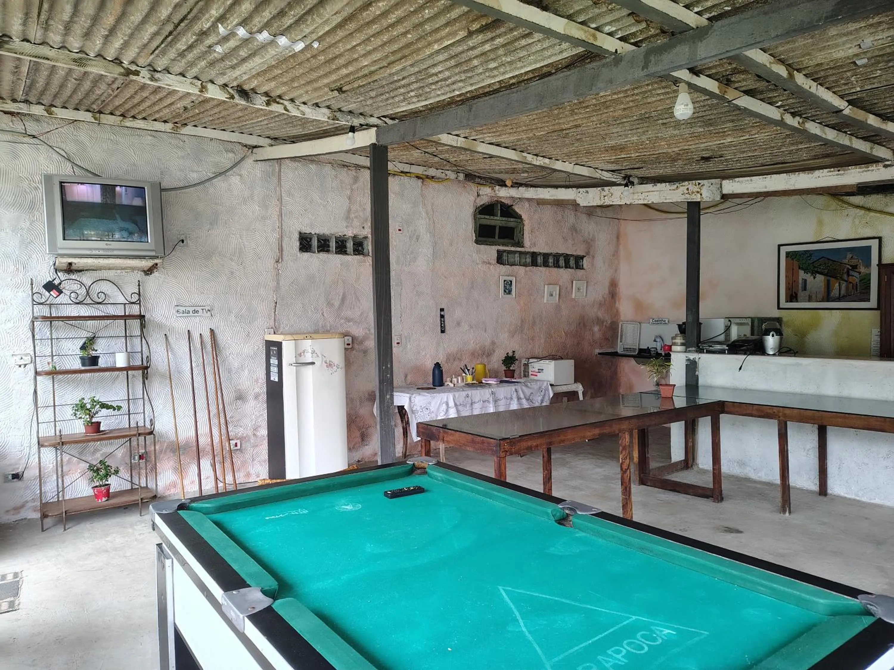 Billiard in Pousada Lambaris Pereque Guarujá