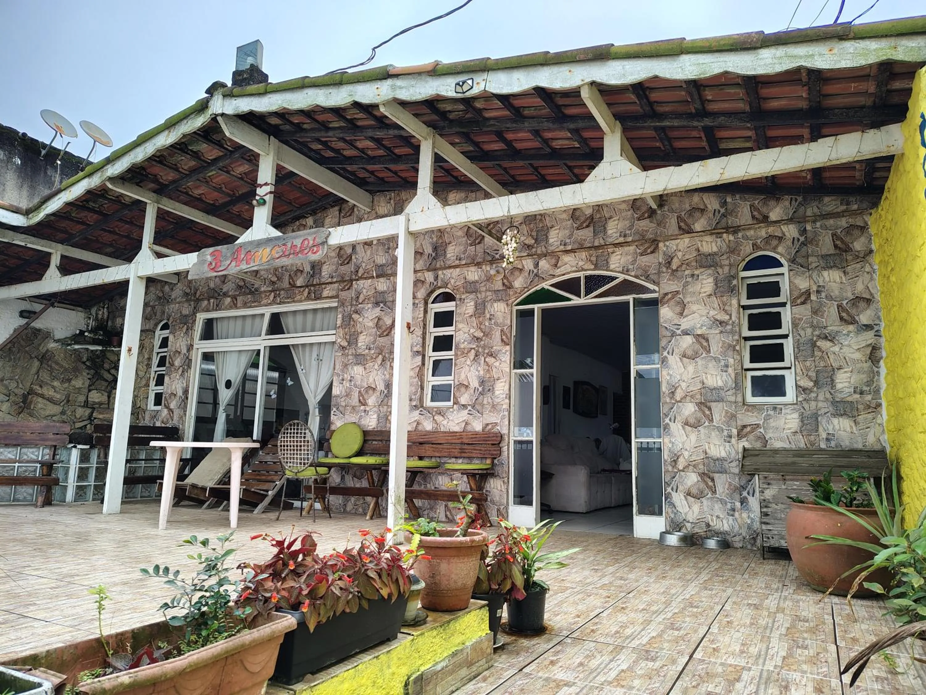 Lobby or reception in Pousada Lambaris Pereque Guarujá