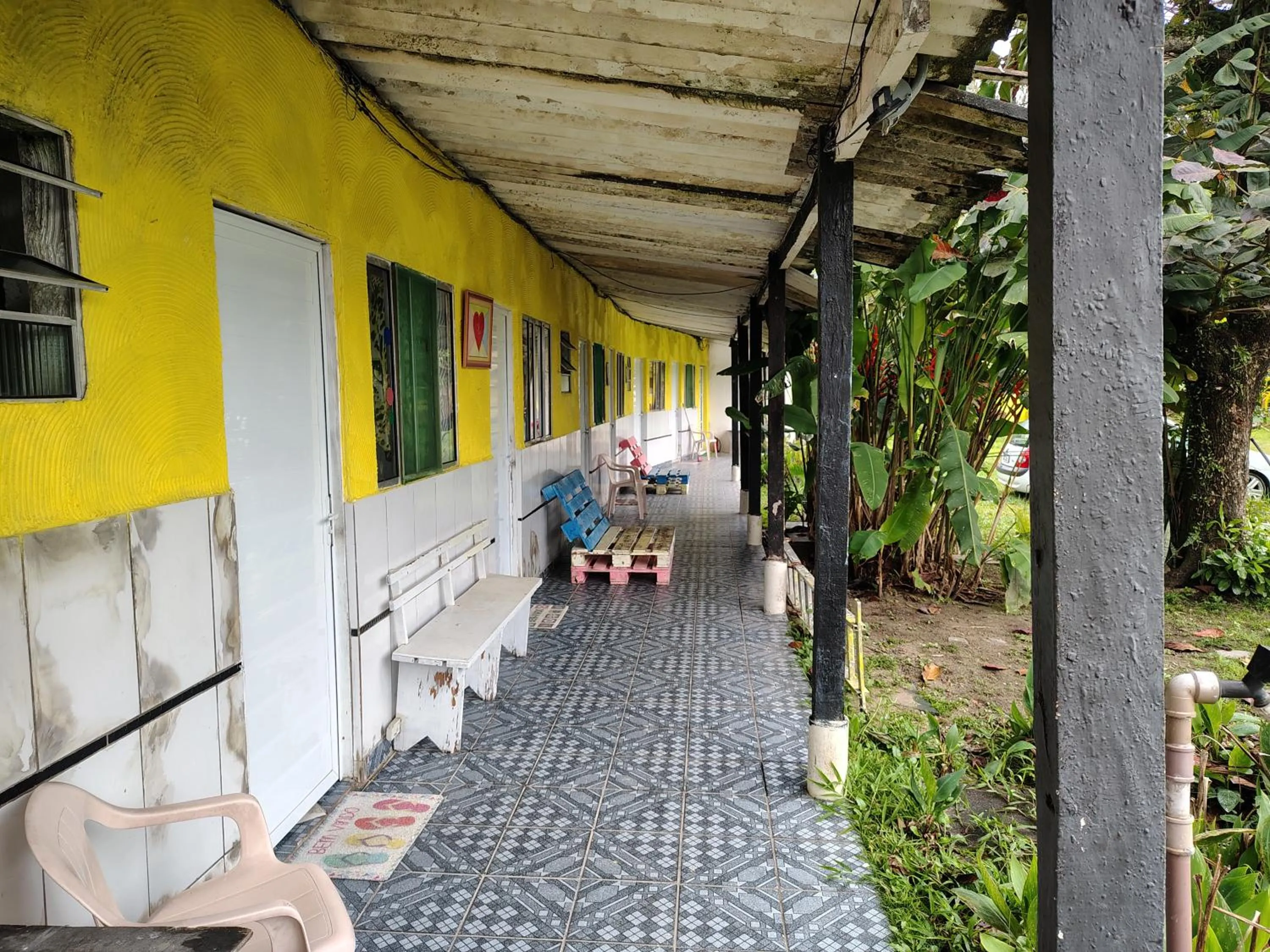 Patio in Pousada Lambaris Pereque Guarujá