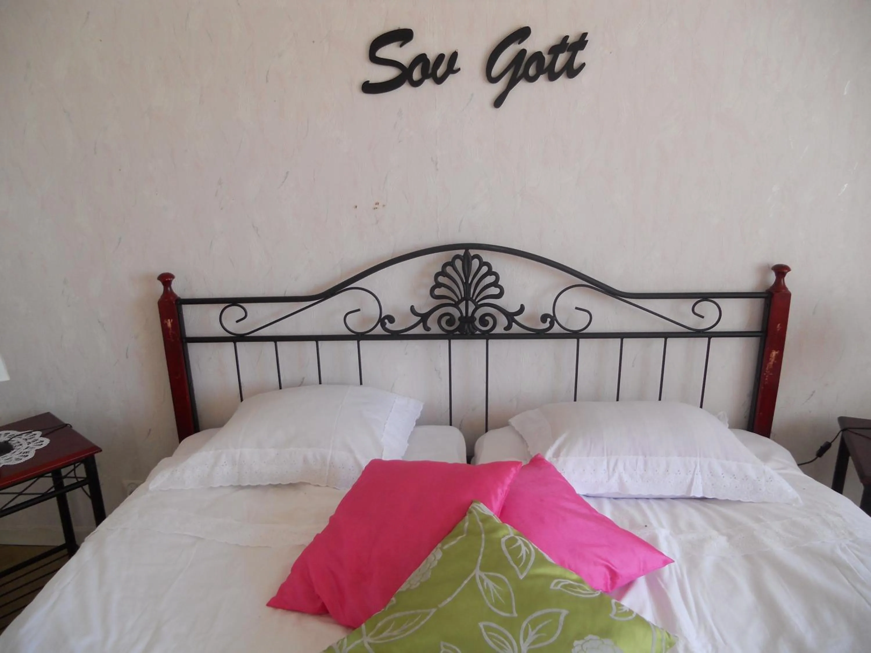 Bed in Joastorps Bed & Breakfast