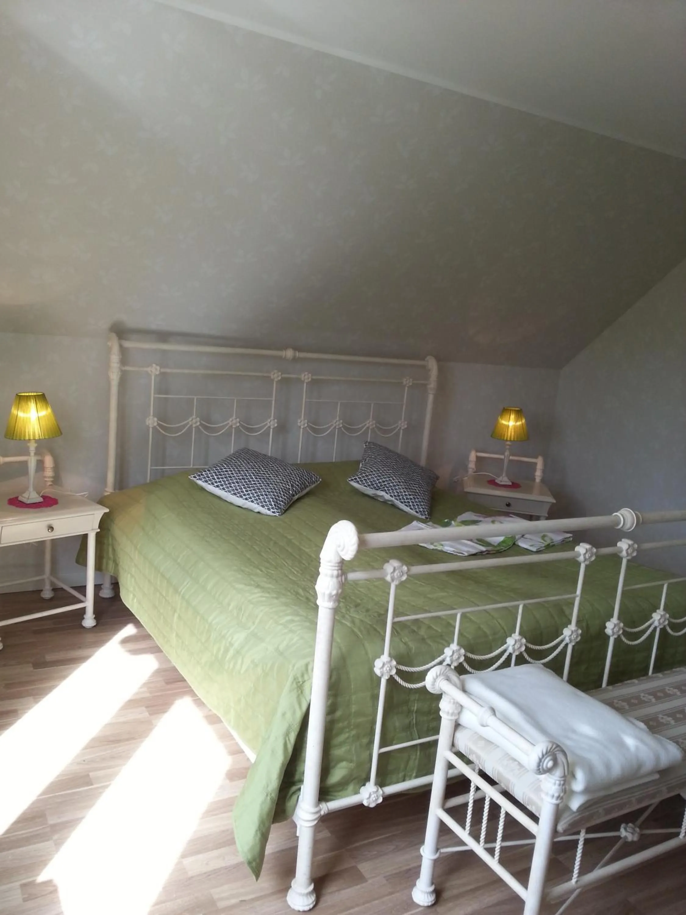 Bed in Joastorps Bed & Breakfast