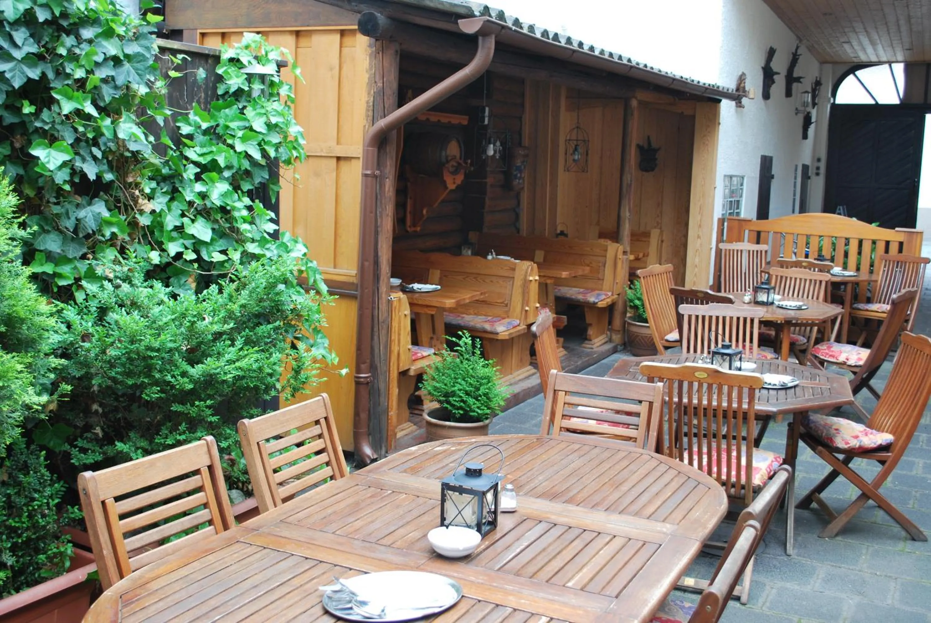 Patio in Hotel Gasthof “Goldener Engel”