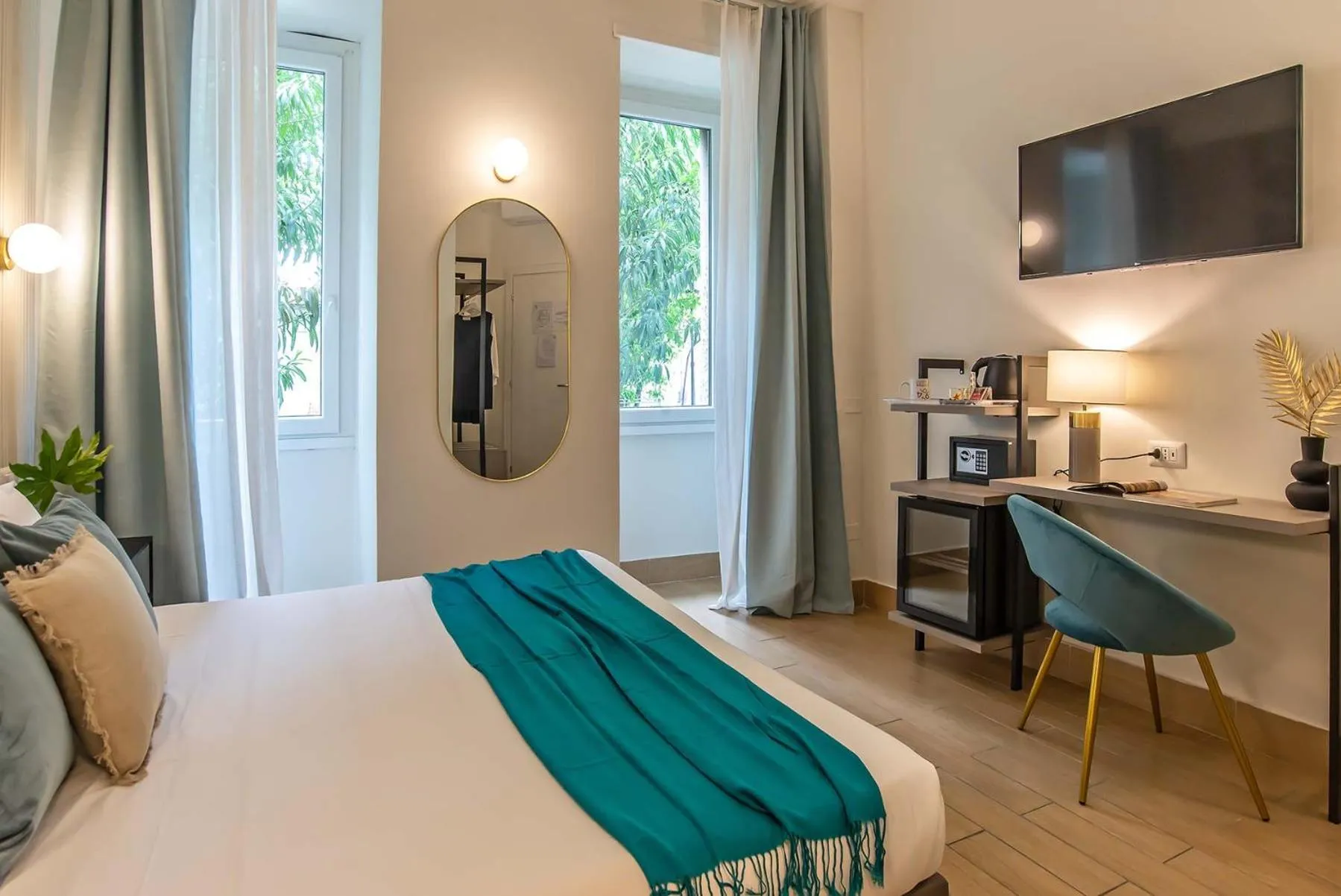 Bed in 94Rooms Vatican Guest House - Vigliena