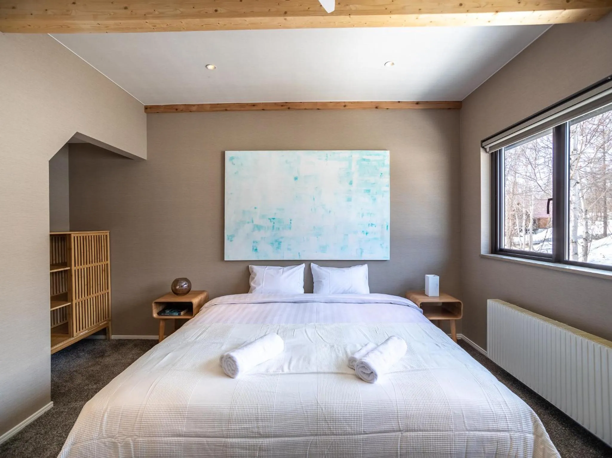 Bed in Shousugi Chalet by Elite Havens