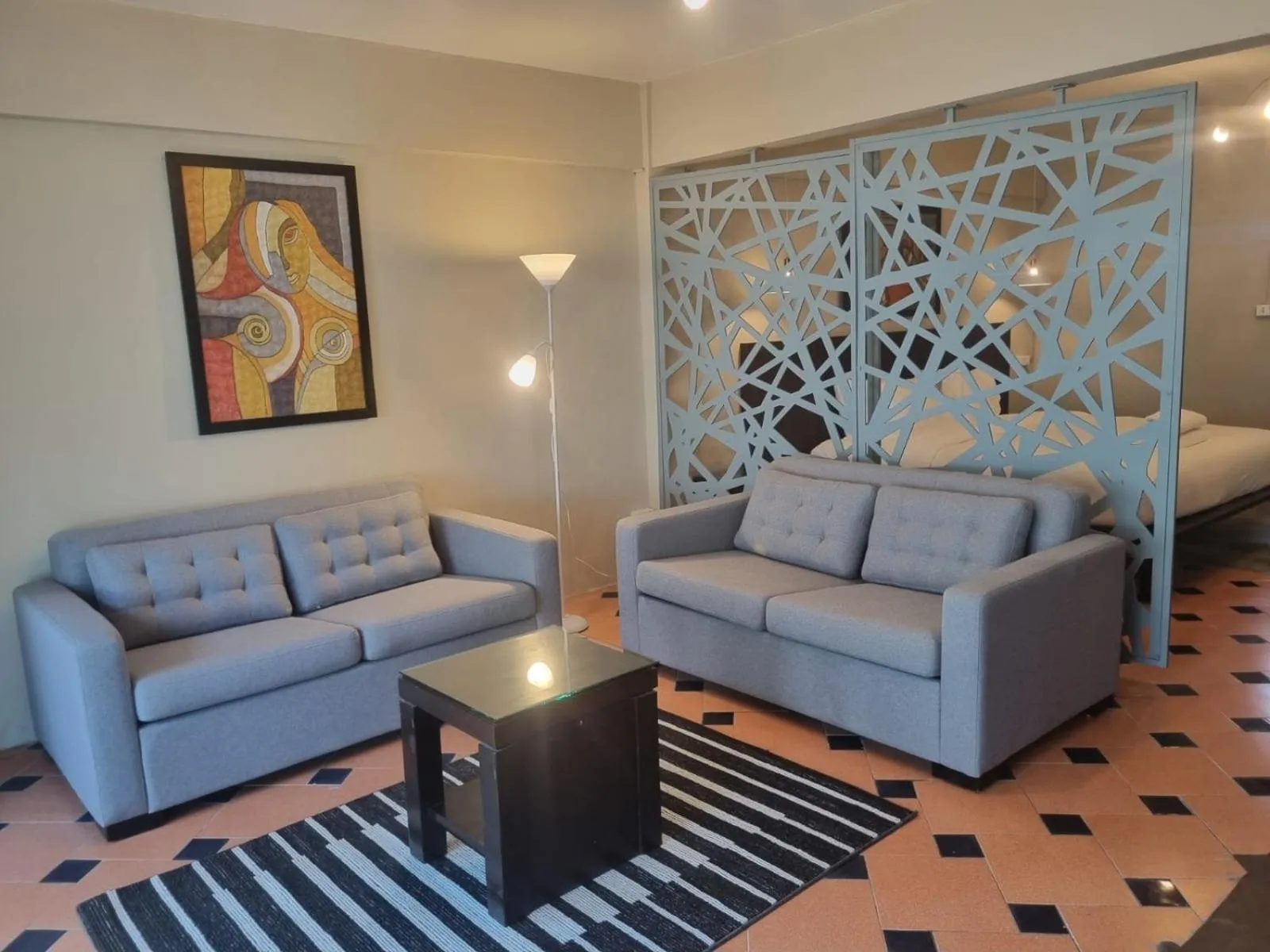 Living room in New Breakers Hotel Rawai