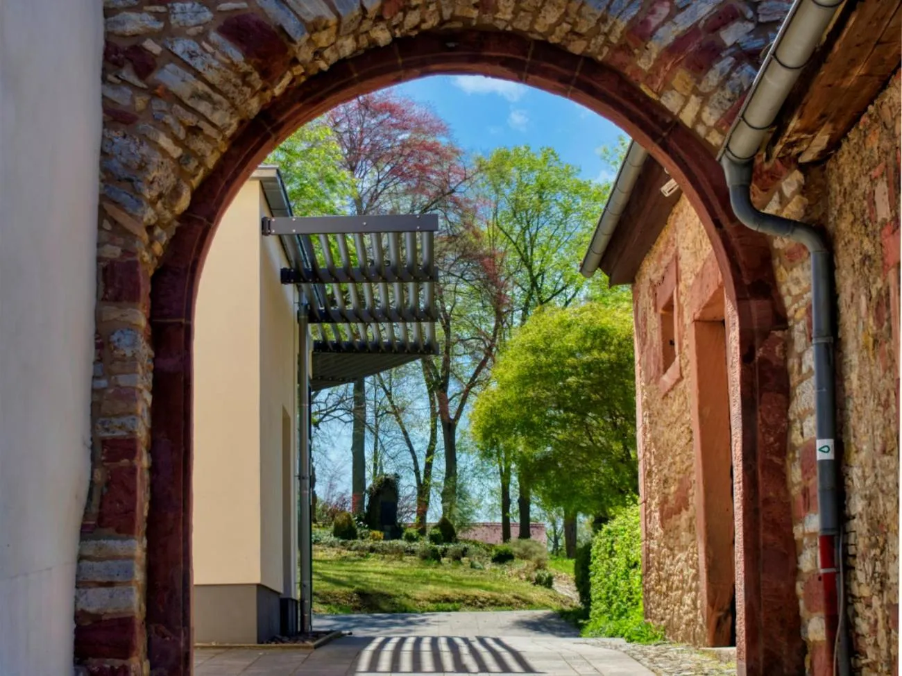 Garden view in Schloss Geisa