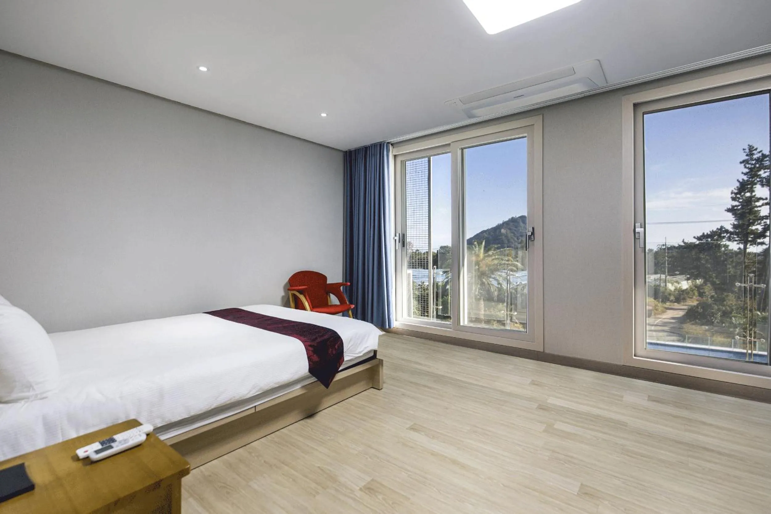 Bed in The Bay Jeju Resort