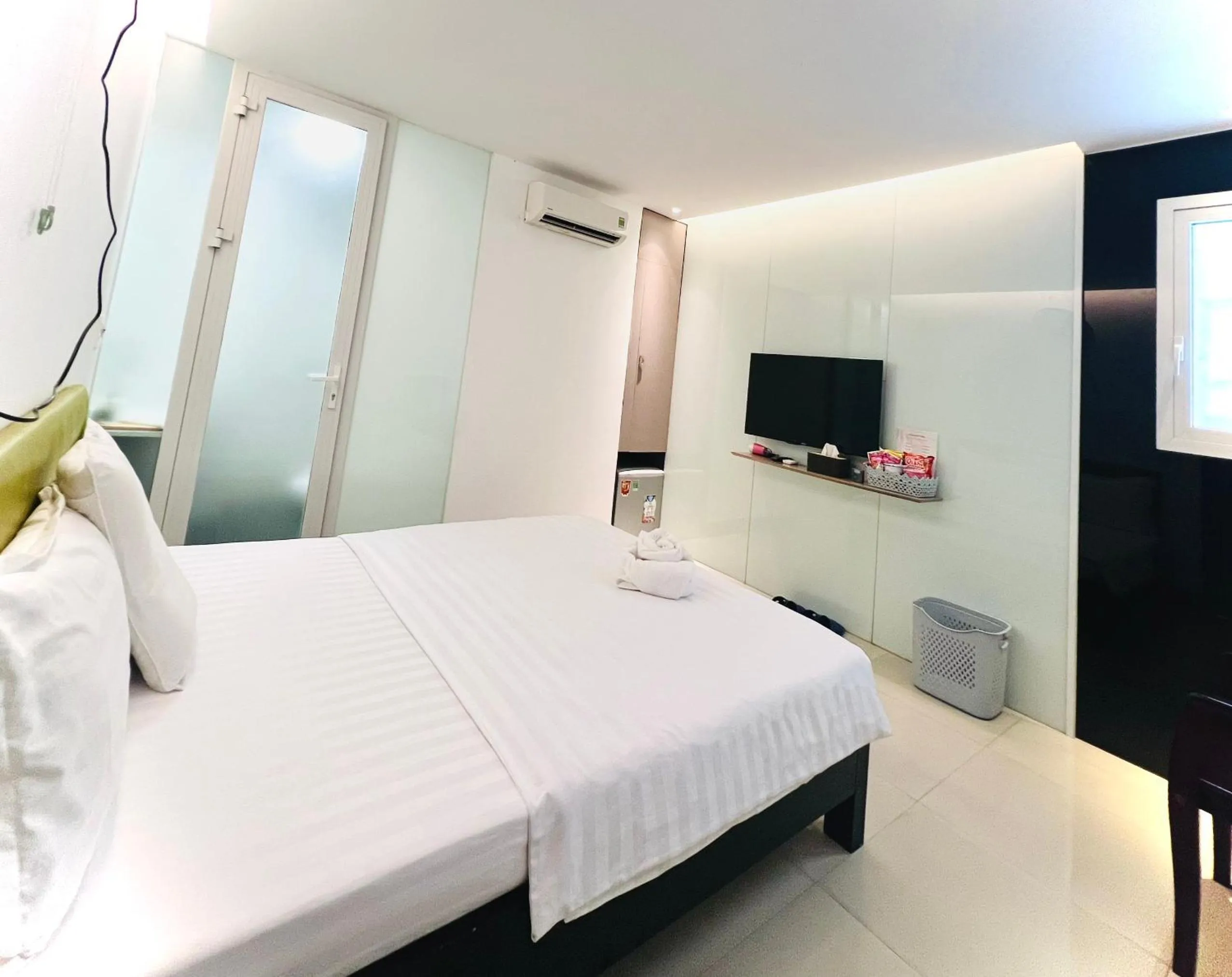 Bed in Holiday Inn Hotel