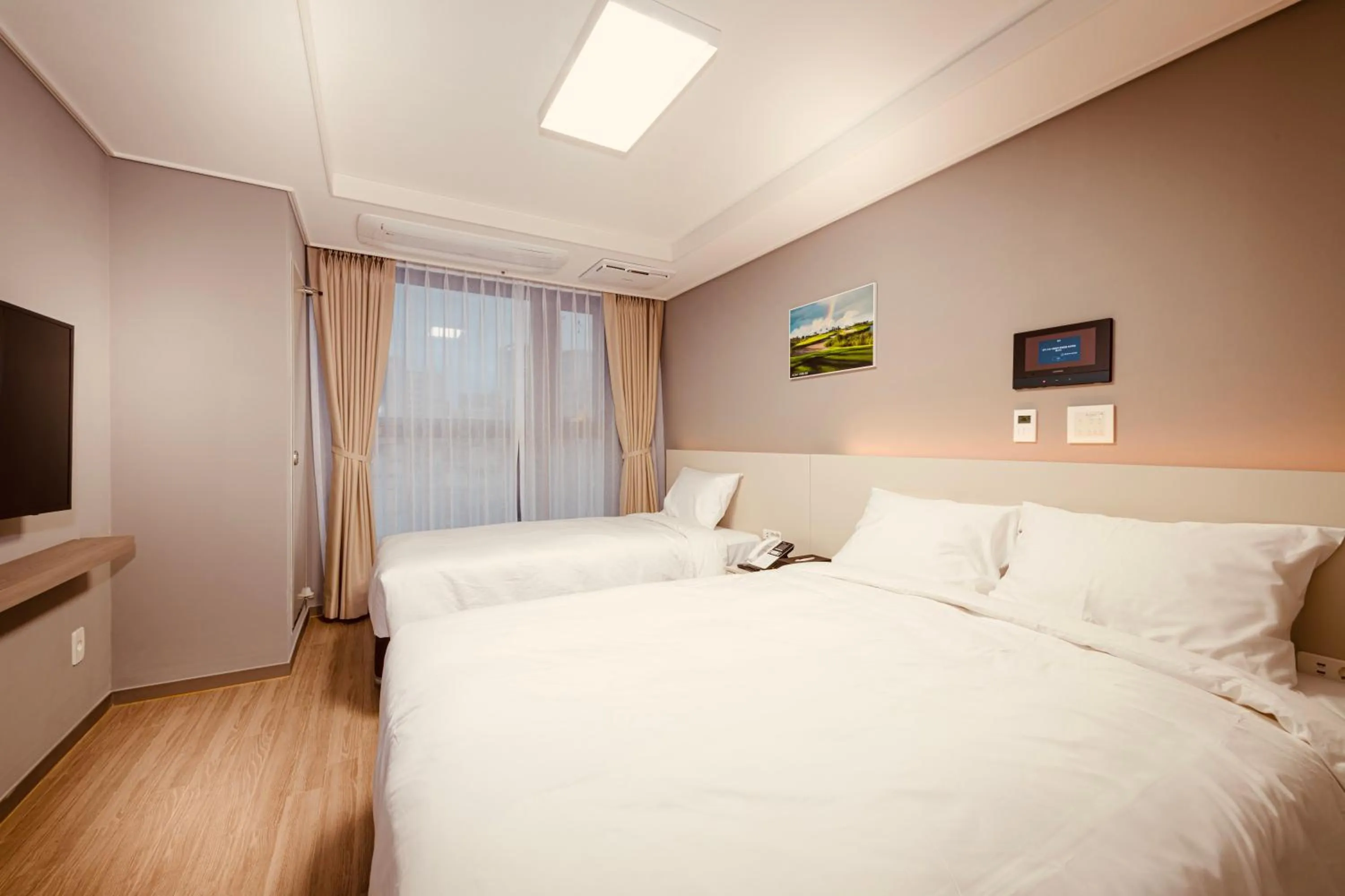Bedroom, Bed in Sollago Myeongdong Hotel & Residence