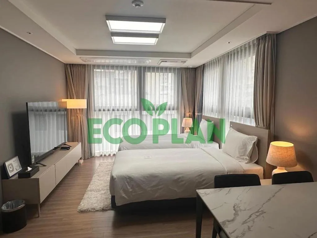 Bedroom, Bed in Sollago Myeongdong Hotel & Residence